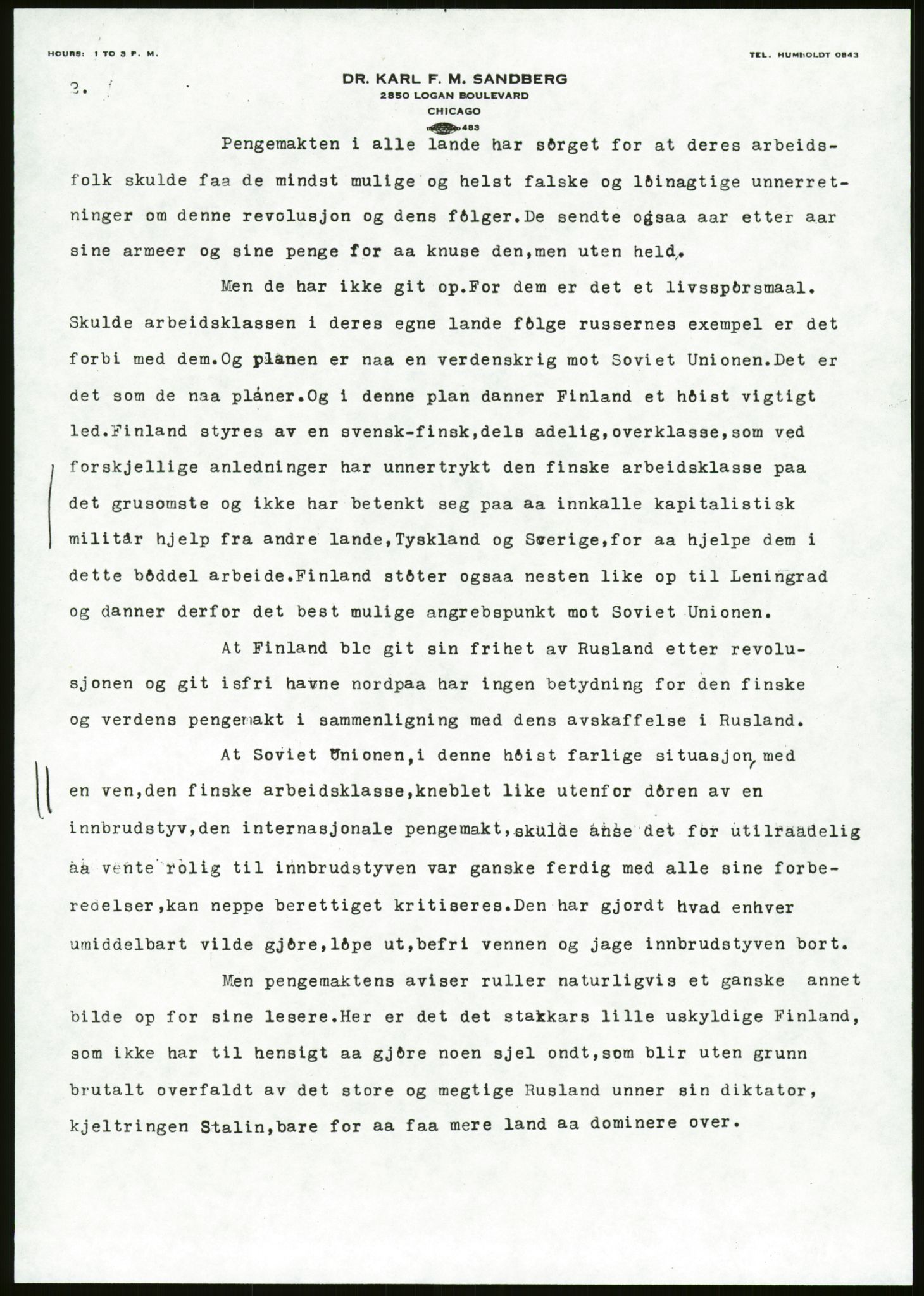 Samlinger til kildeutgivelse, Amerikabrevene, AV/RA-EA-4057/F/L0003: Innlån fra Oslo: Hals - Steen, 1838-1914, p. 23