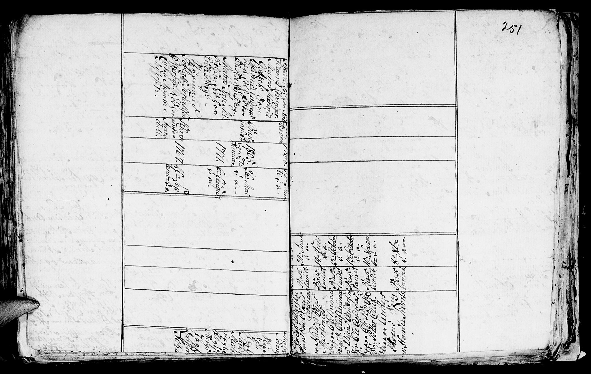Ministerialprotokoller, klokkerbøker og fødselsregistre - Sør-Trøndelag, SAT/A-1456/606/L0305: Parish register (copy) no. 606C01, 1757-1819, p. 251
