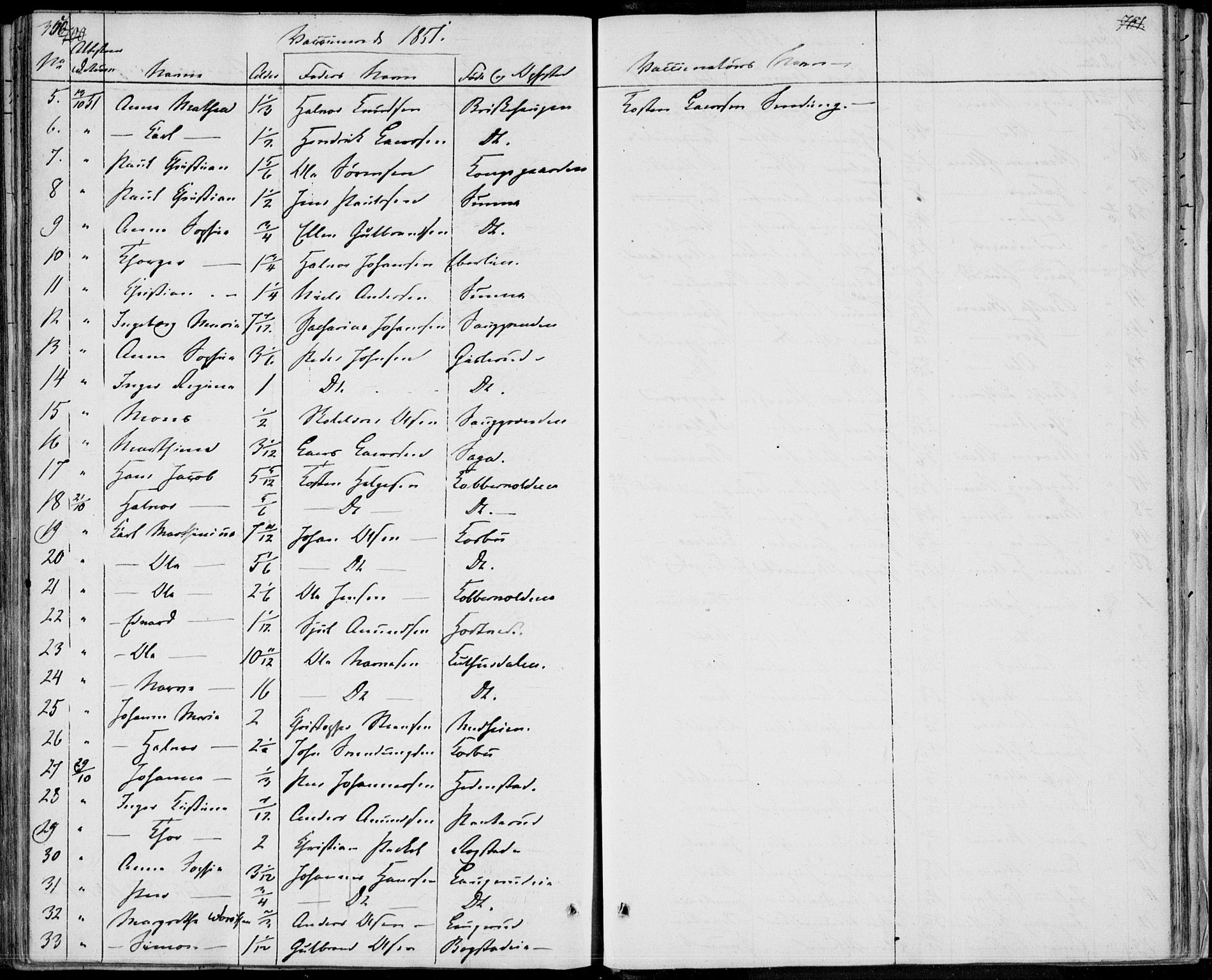 Sandsvær kirkebøker, AV/SAKO-A-244/F/Fa/L0005: Parish register (official) no. I 5, 1840-1856, p. 700-701