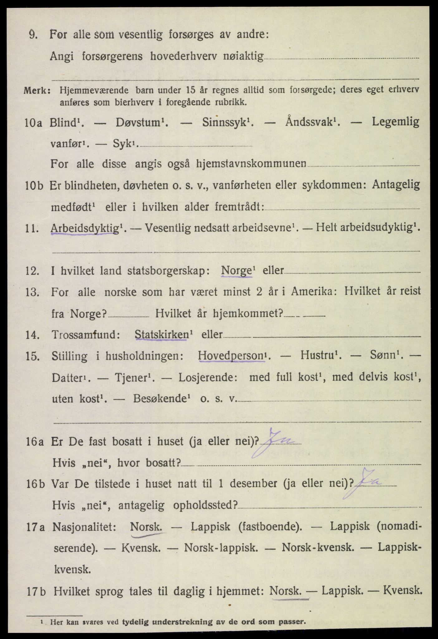 SAT, 1920 census for Inderøy, 1920, p. 5592
