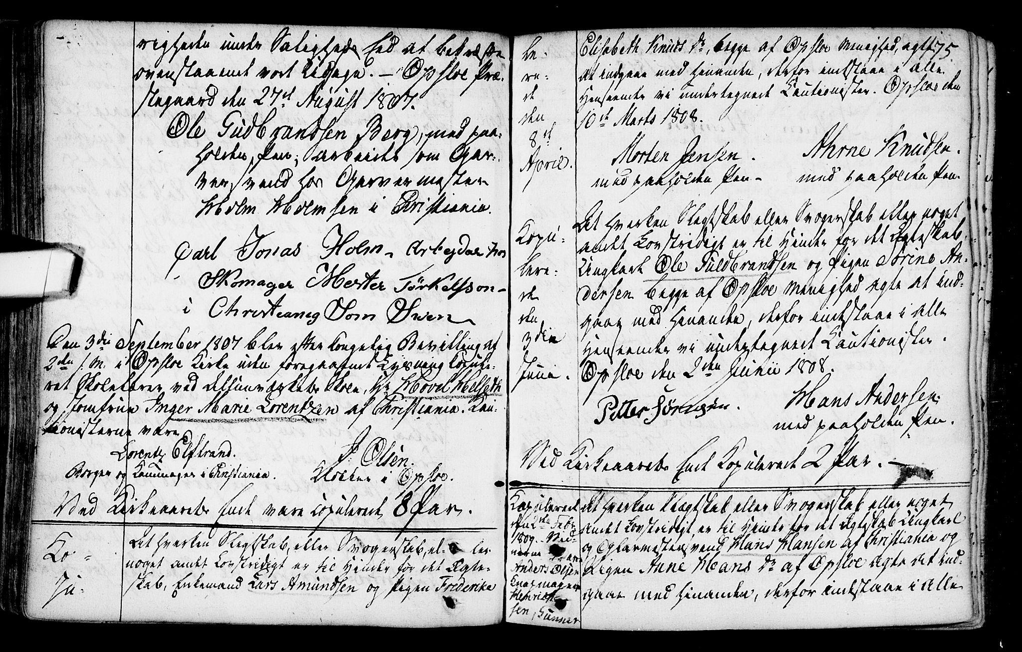 Gamlebyen prestekontor Kirkebøker, SAO/A-10884/F/Fa/L0001: Parish register (official) no. 1, 1734-1818, p. 175