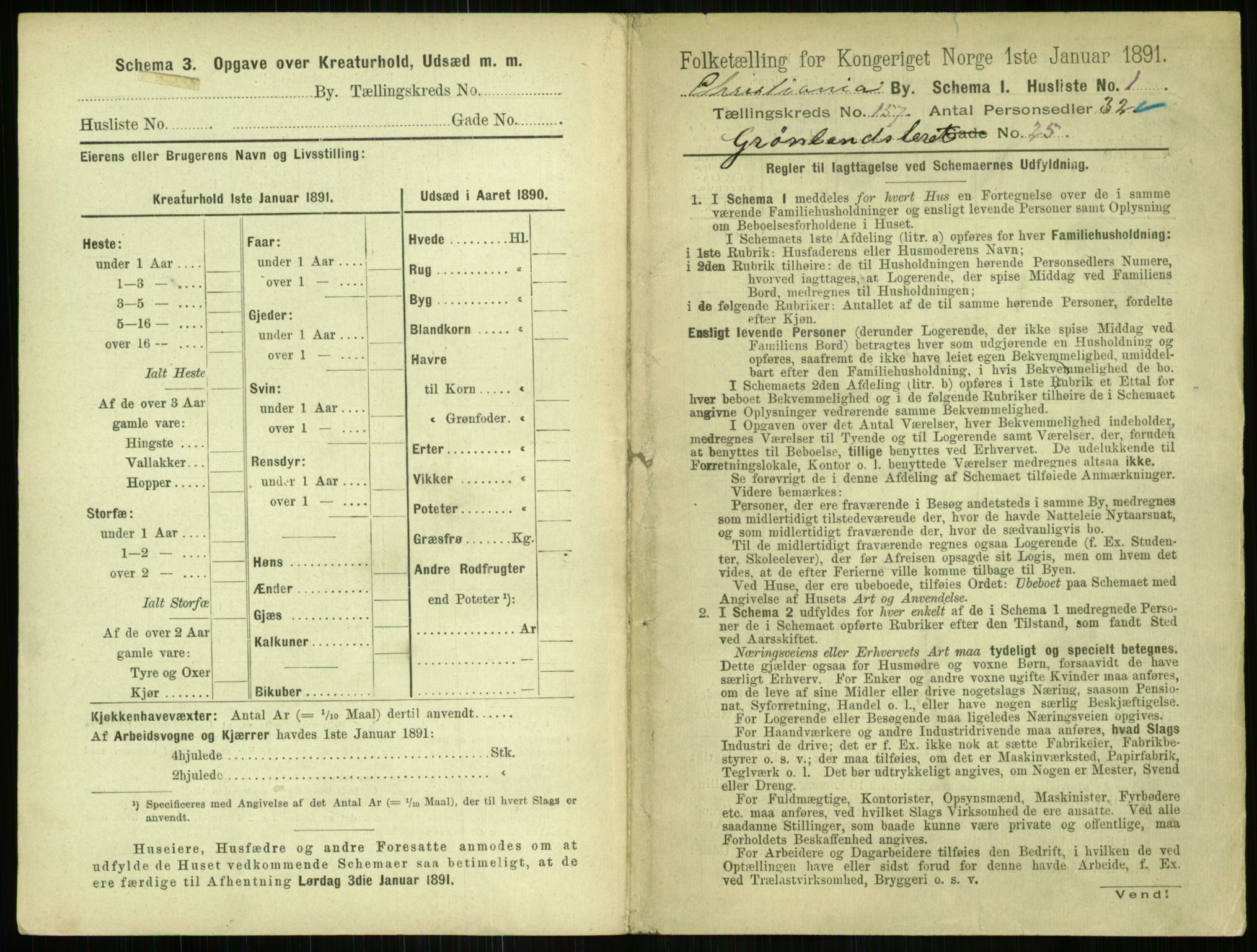 RA, 1891 census for 0301 Kristiania, 1891, p. 89182