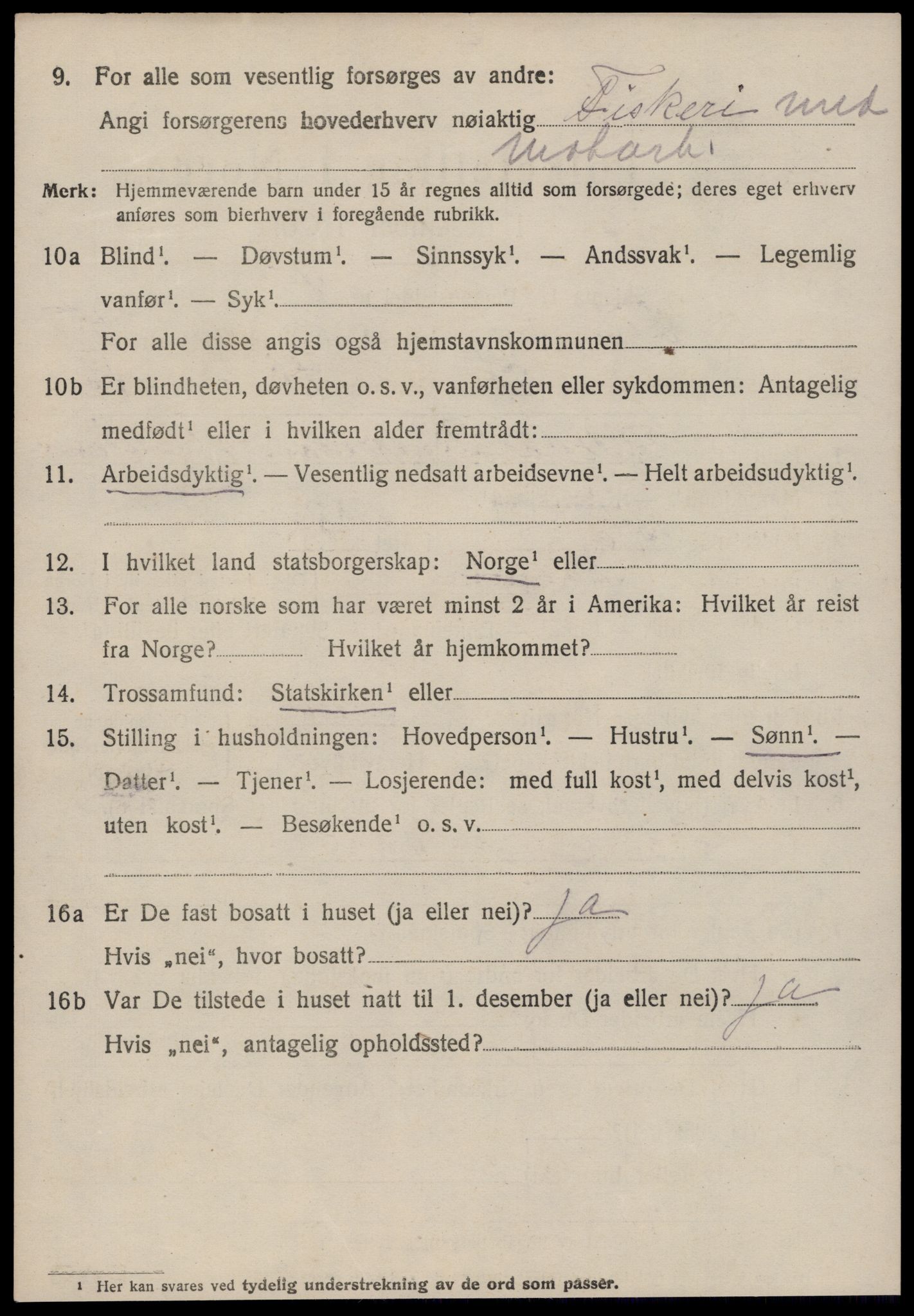 SAT, 1920 census for Fræna, 1920, p. 4050