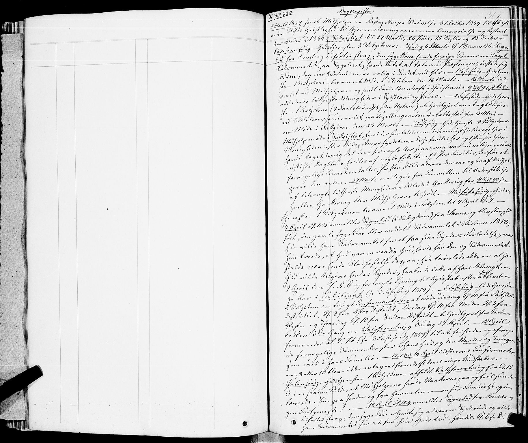 Skiptvet prestekontor Kirkebøker, AV/SAO-A-20009/F/Fa/L0006: Parish register (official) no. 6, 1839-1860, p. 307