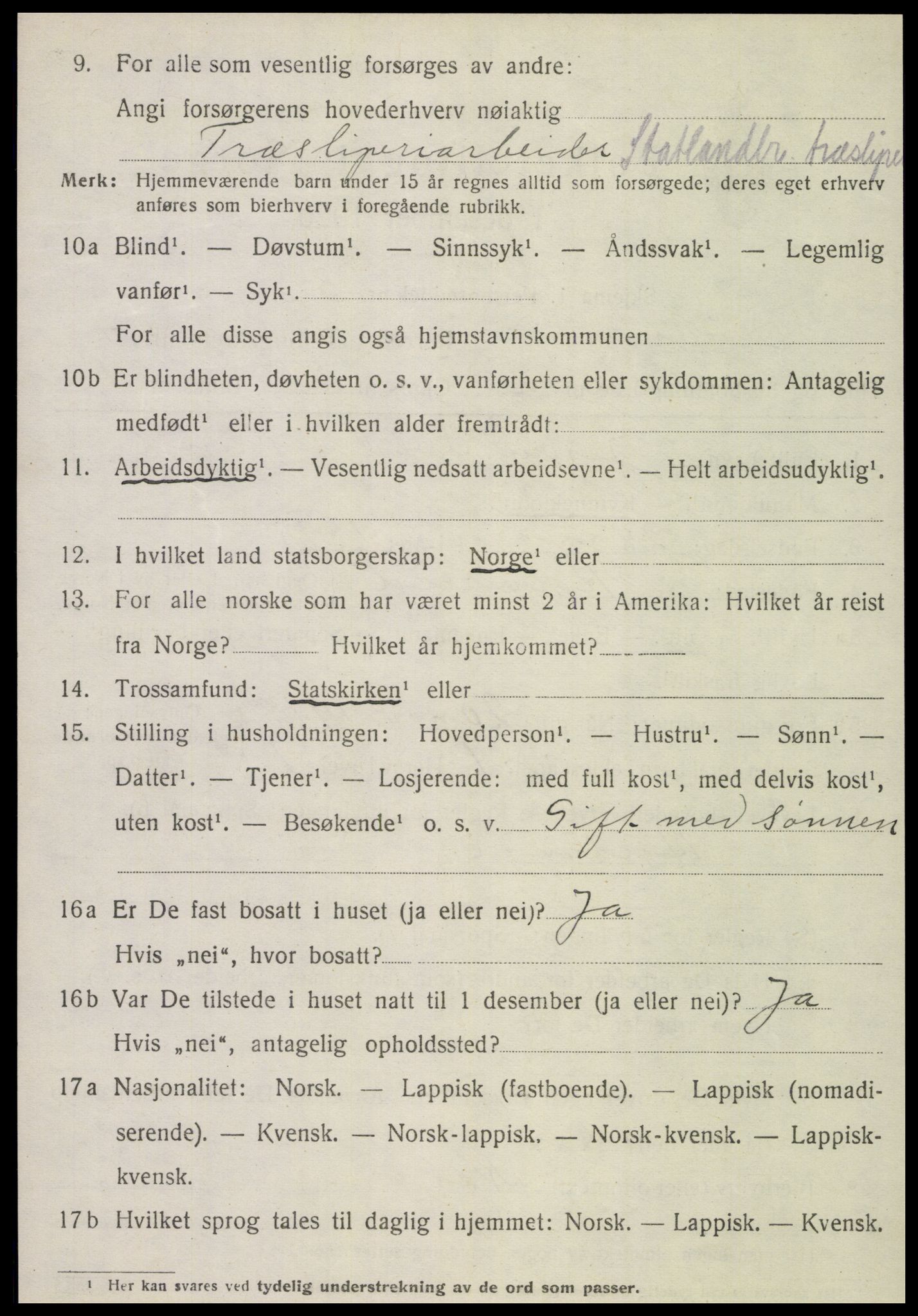 SAT, 1920 census for Otterøy, 1920, p. 1778