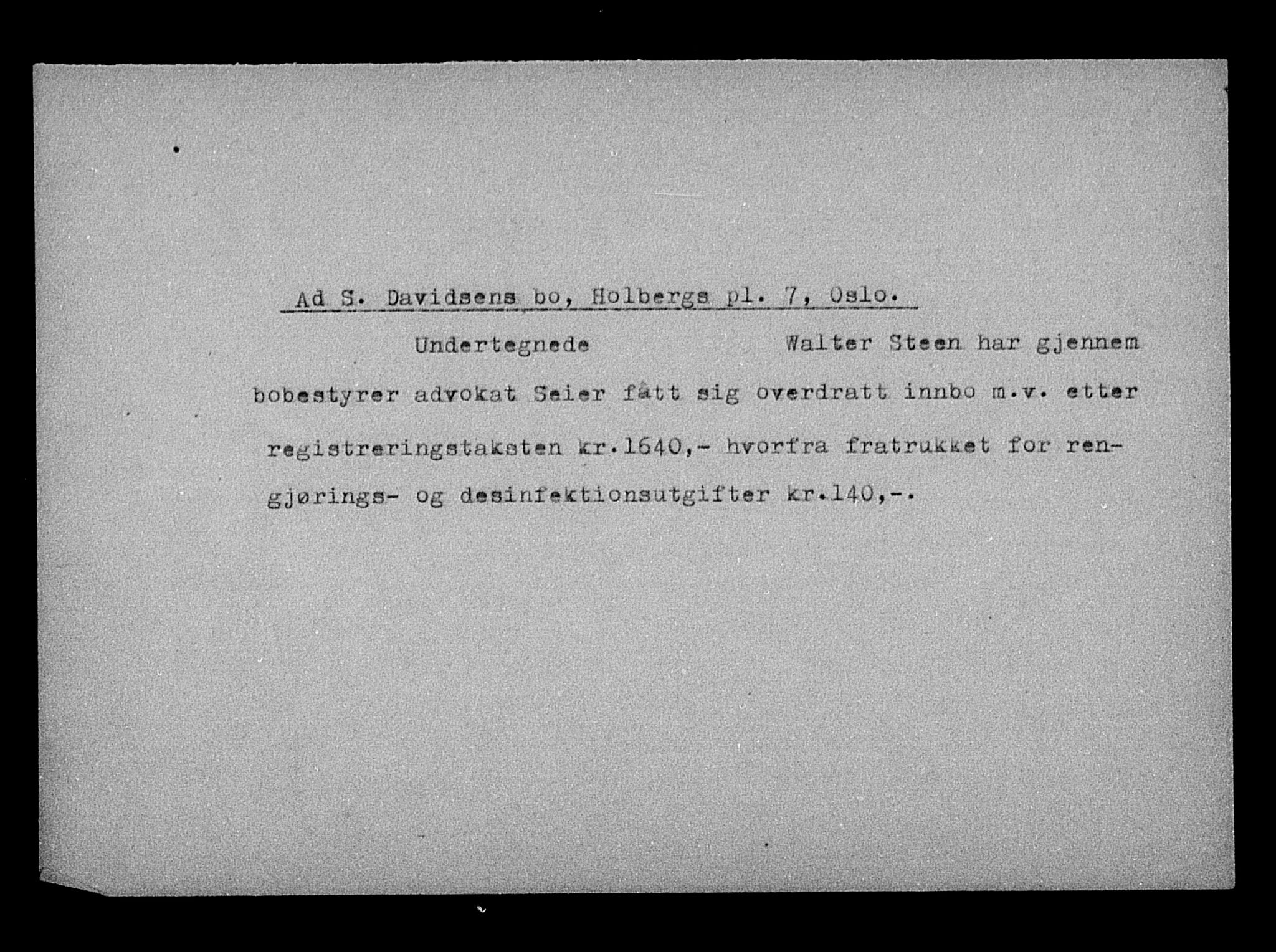 Justisdepartementet, Tilbakeføringskontoret for inndratte formuer, AV/RA-S-1564/H/Hc/Hcc/L0930: --, 1945-1947, p. 61