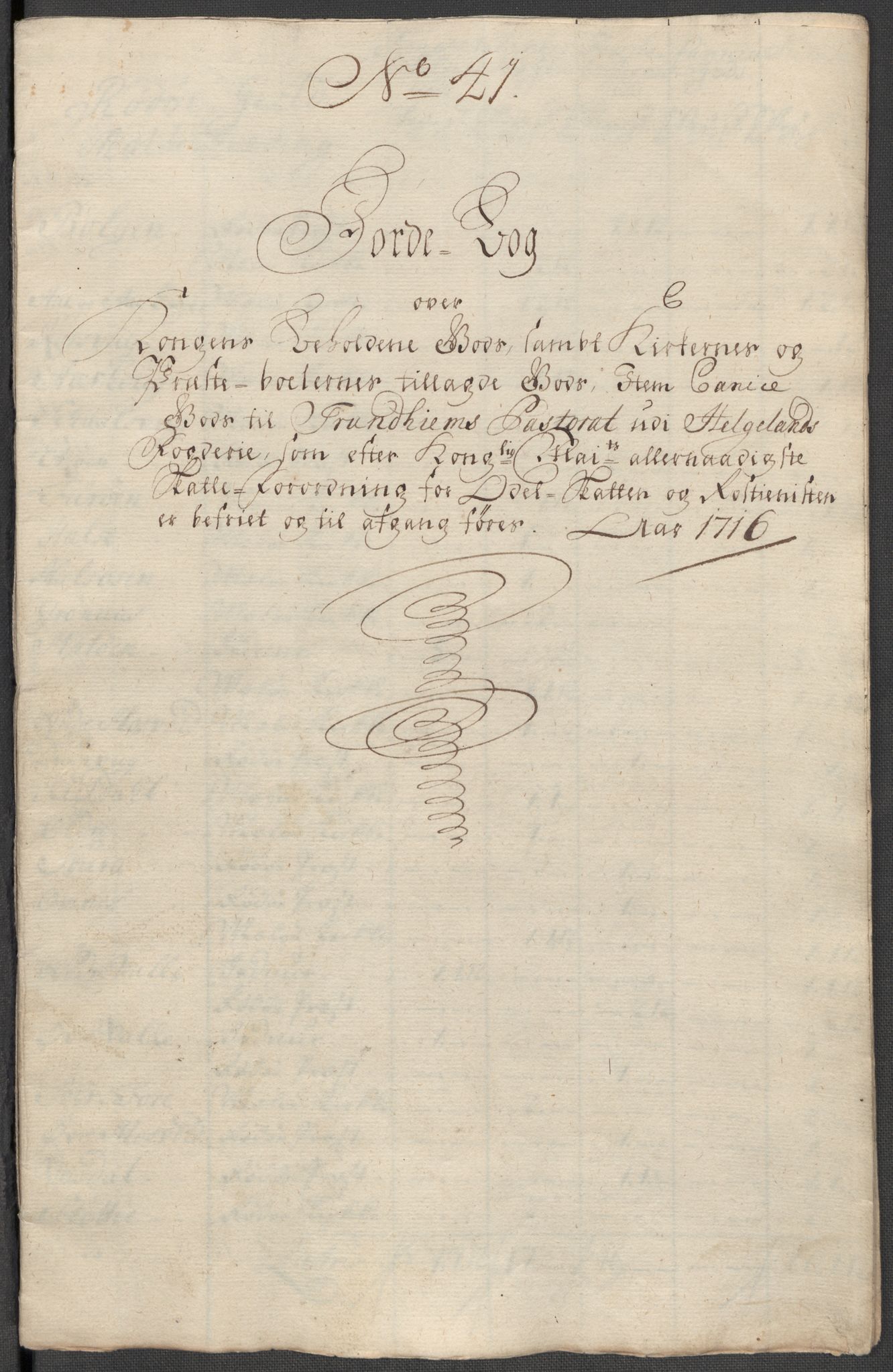 Rentekammeret inntil 1814, Reviderte regnskaper, Fogderegnskap, RA/EA-4092/R65/L4514: Fogderegnskap Helgeland, 1716, p. 273