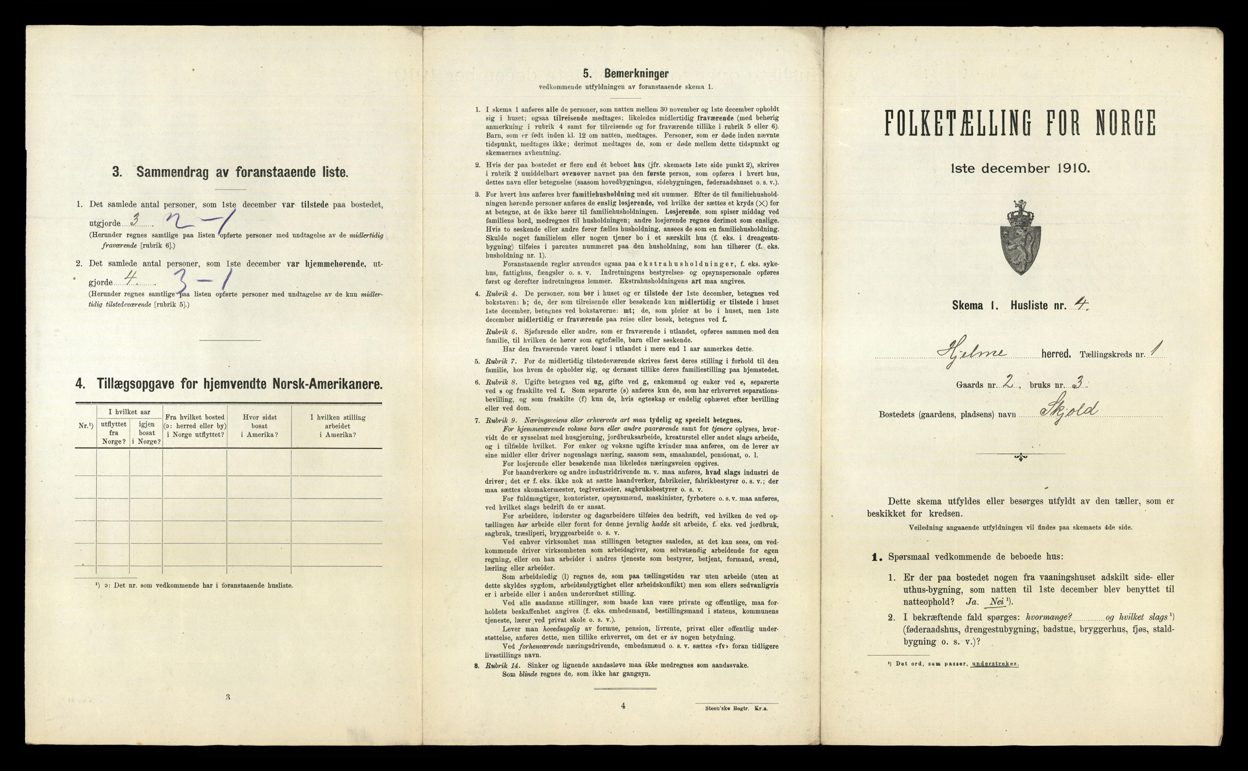RA, 1910 census for Hjelme, 1910, p. 26