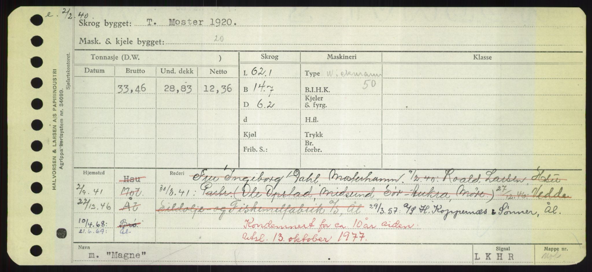 Sjøfartsdirektoratet med forløpere, Skipsmålingen, AV/RA-S-1627/H/Hd/L0024: Fartøy, M-Mim, p. 71