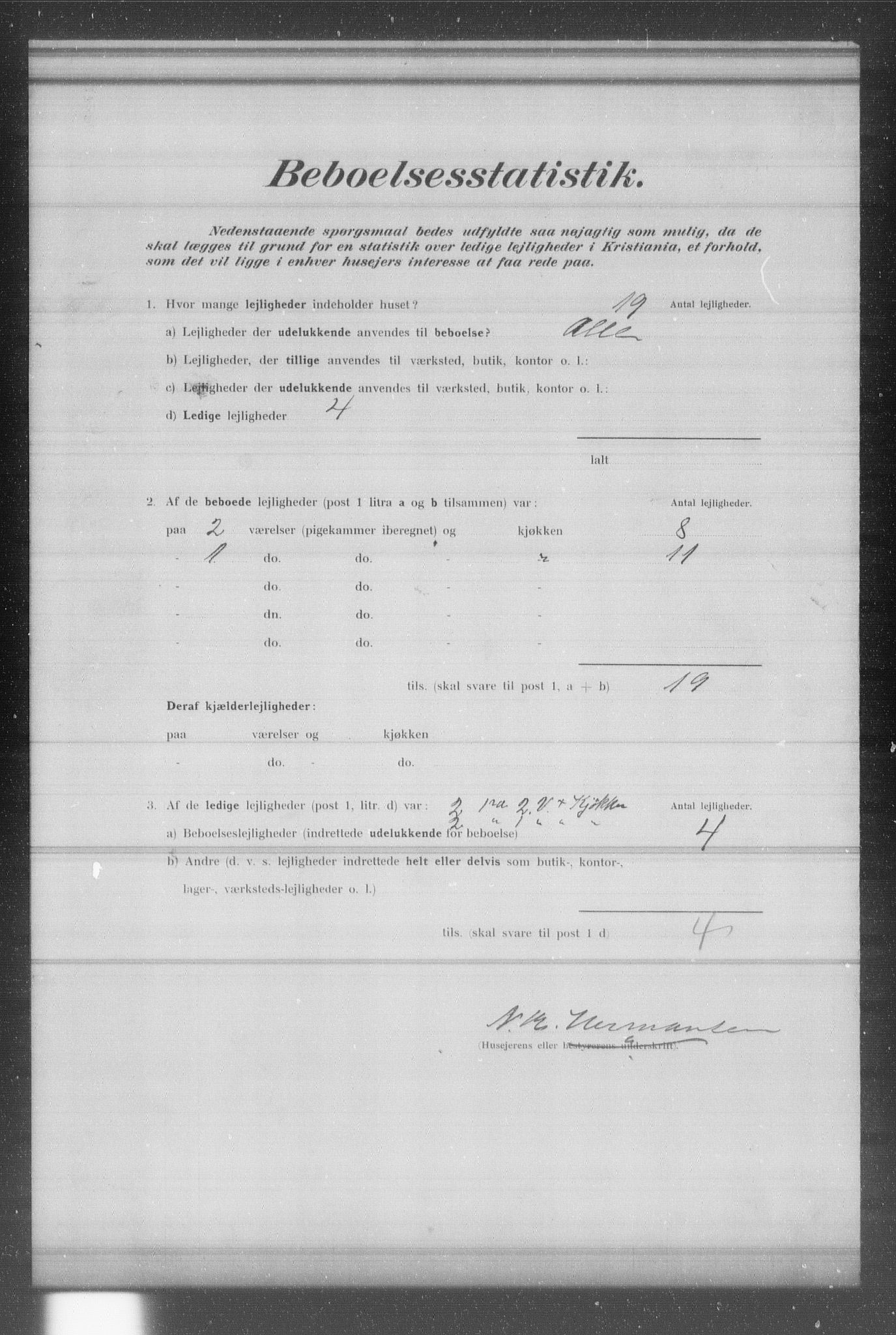 OBA, Municipal Census 1902 for Kristiania, 1902, p. 15815