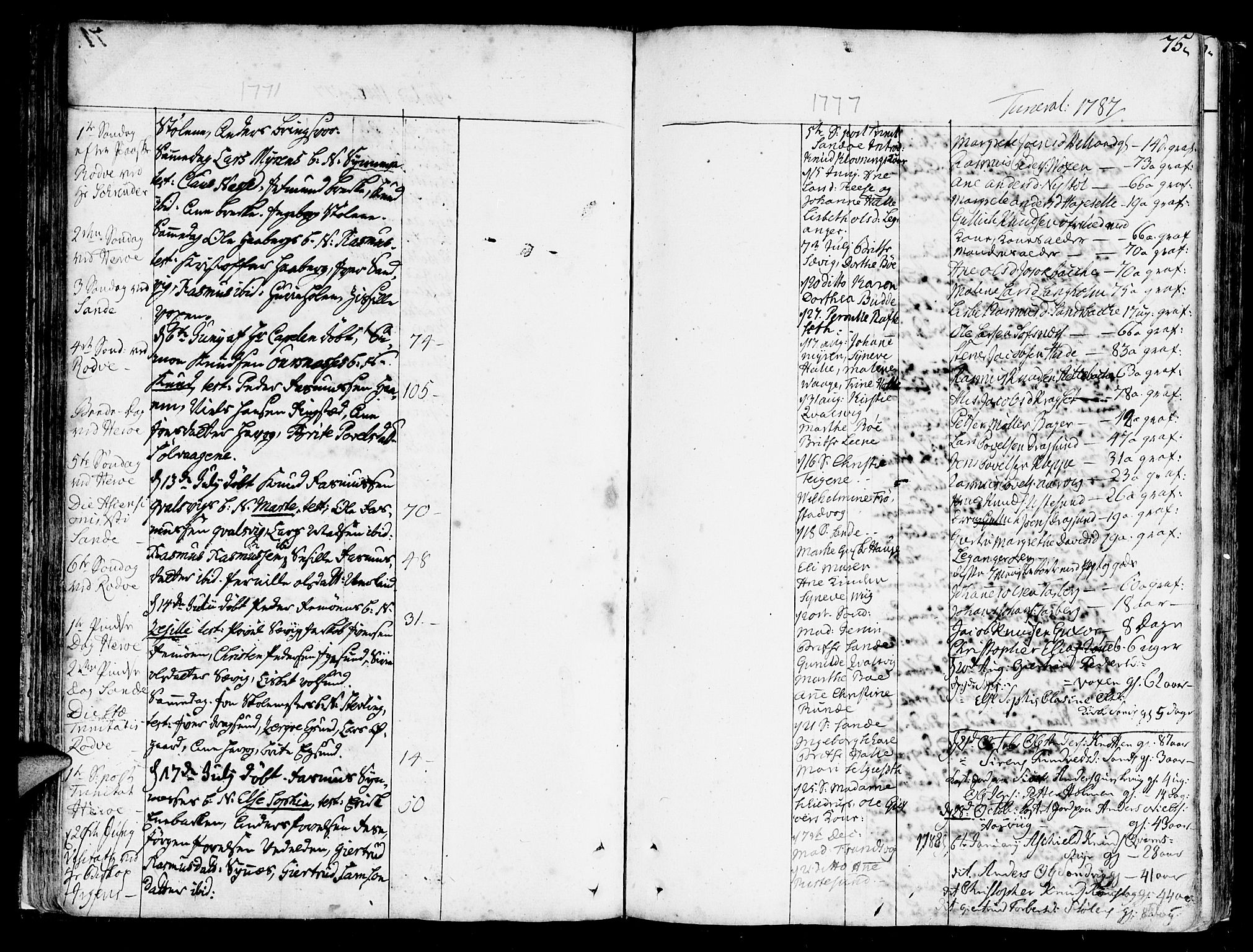 Ministerialprotokoller, klokkerbøker og fødselsregistre - Møre og Romsdal, AV/SAT-A-1454/507/L0067: Parish register (official) no. 507A02, 1767-1788, p. 75