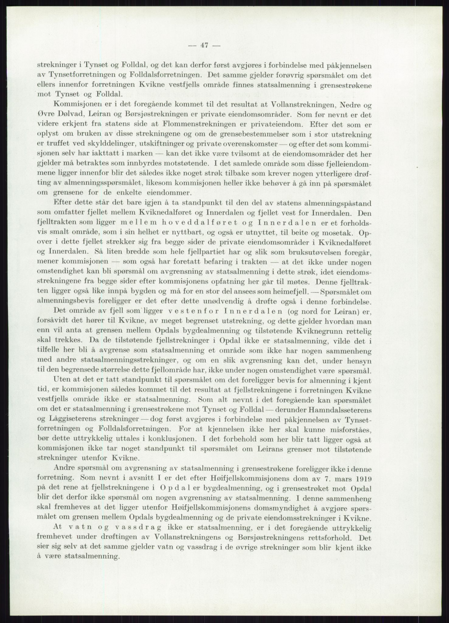 Høyfjellskommisjonen, AV/RA-S-1546/X/Xa/L0001: Nr. 1-33, 1909-1953, p. 3764