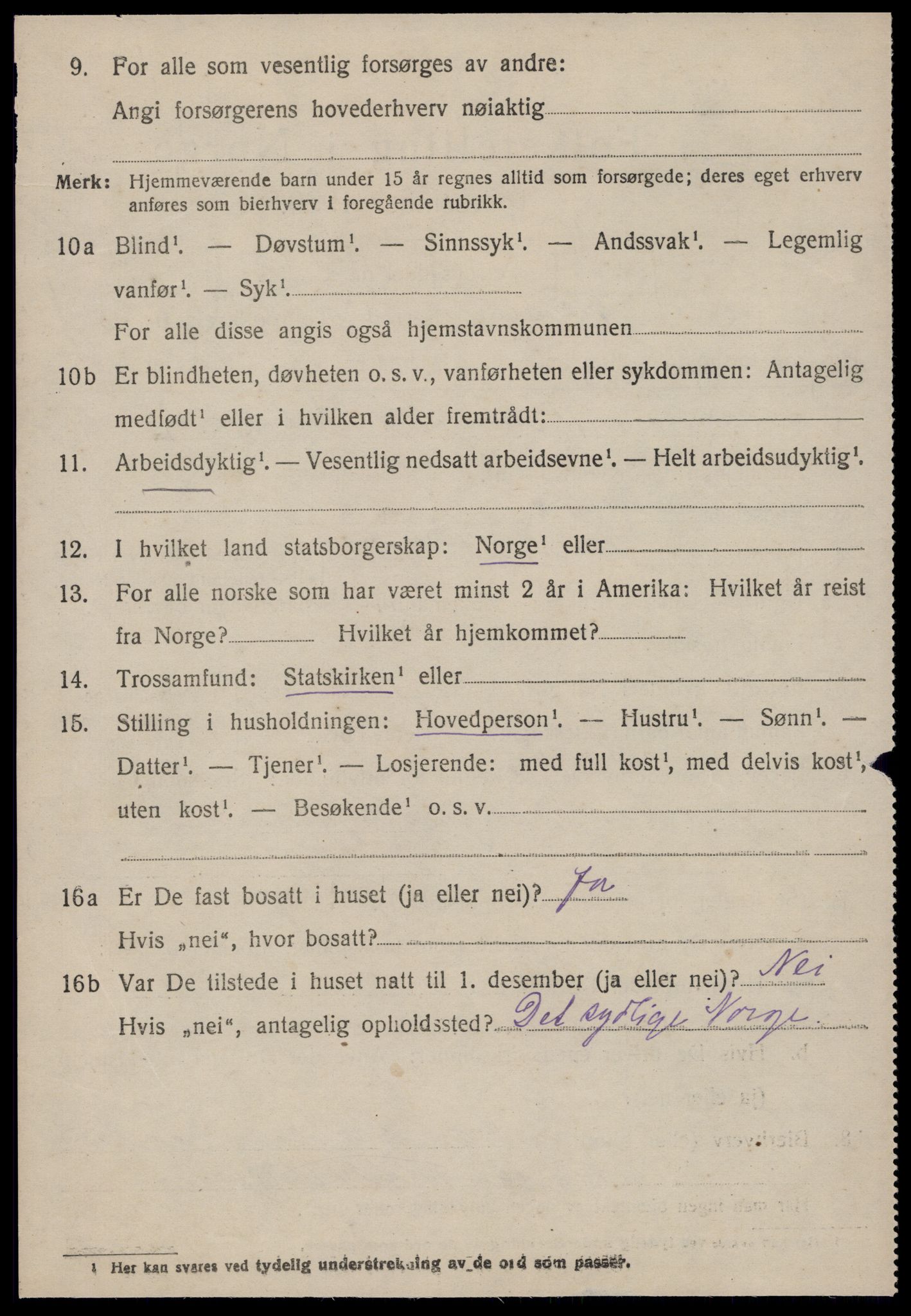 SAT, 1920 census for Haram, 1920, p. 5046