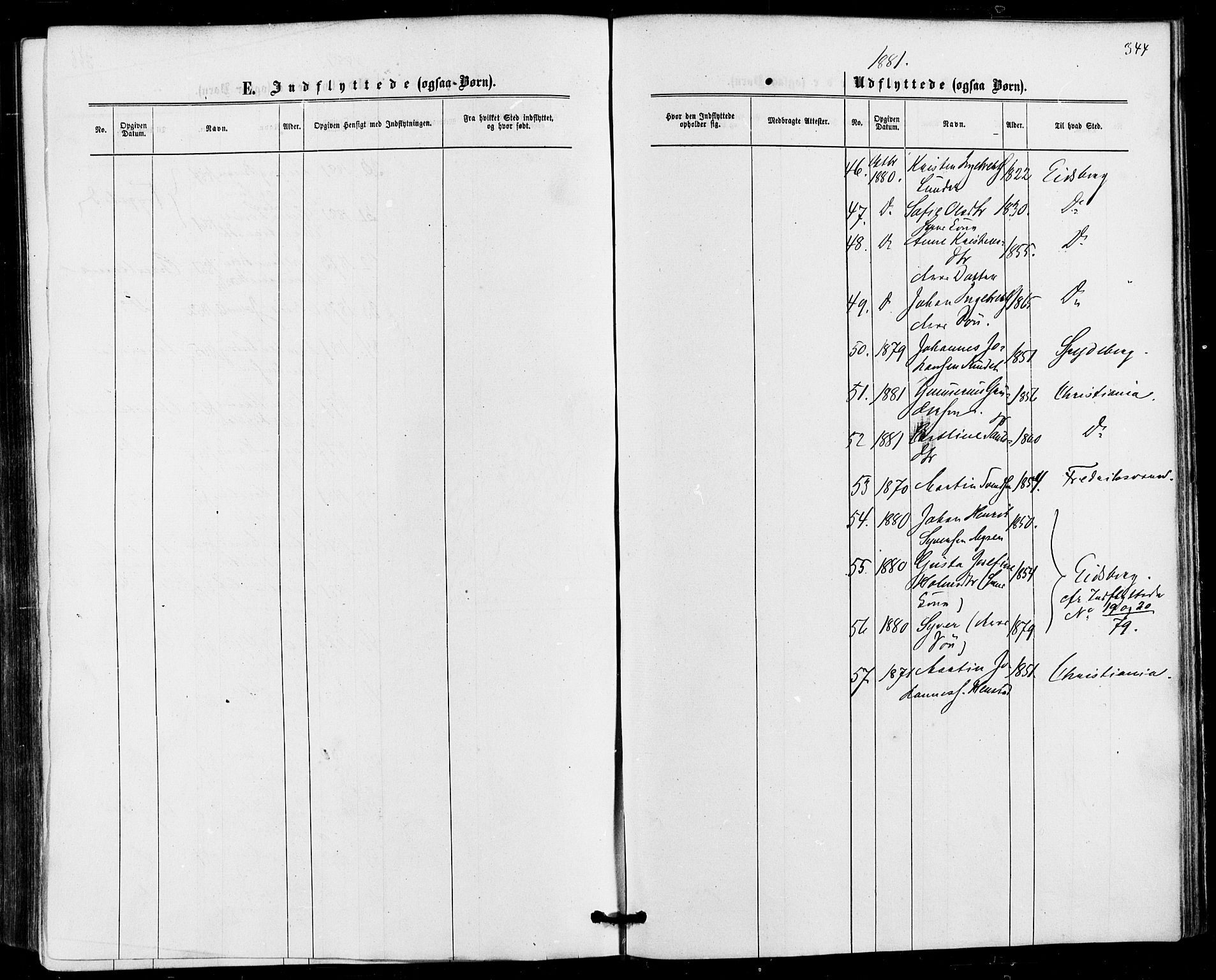 Askim prestekontor Kirkebøker, AV/SAO-A-10900/F/Fa/L0006: Parish register (official) no. 6, 1874-1881, p. 344