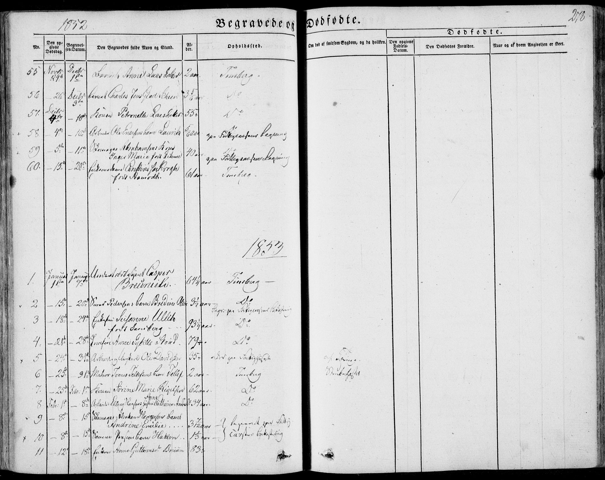 Tønsberg kirkebøker, AV/SAKO-A-330/F/Fa/L0007: Parish register (official) no. I 7, 1845-1854, p. 278