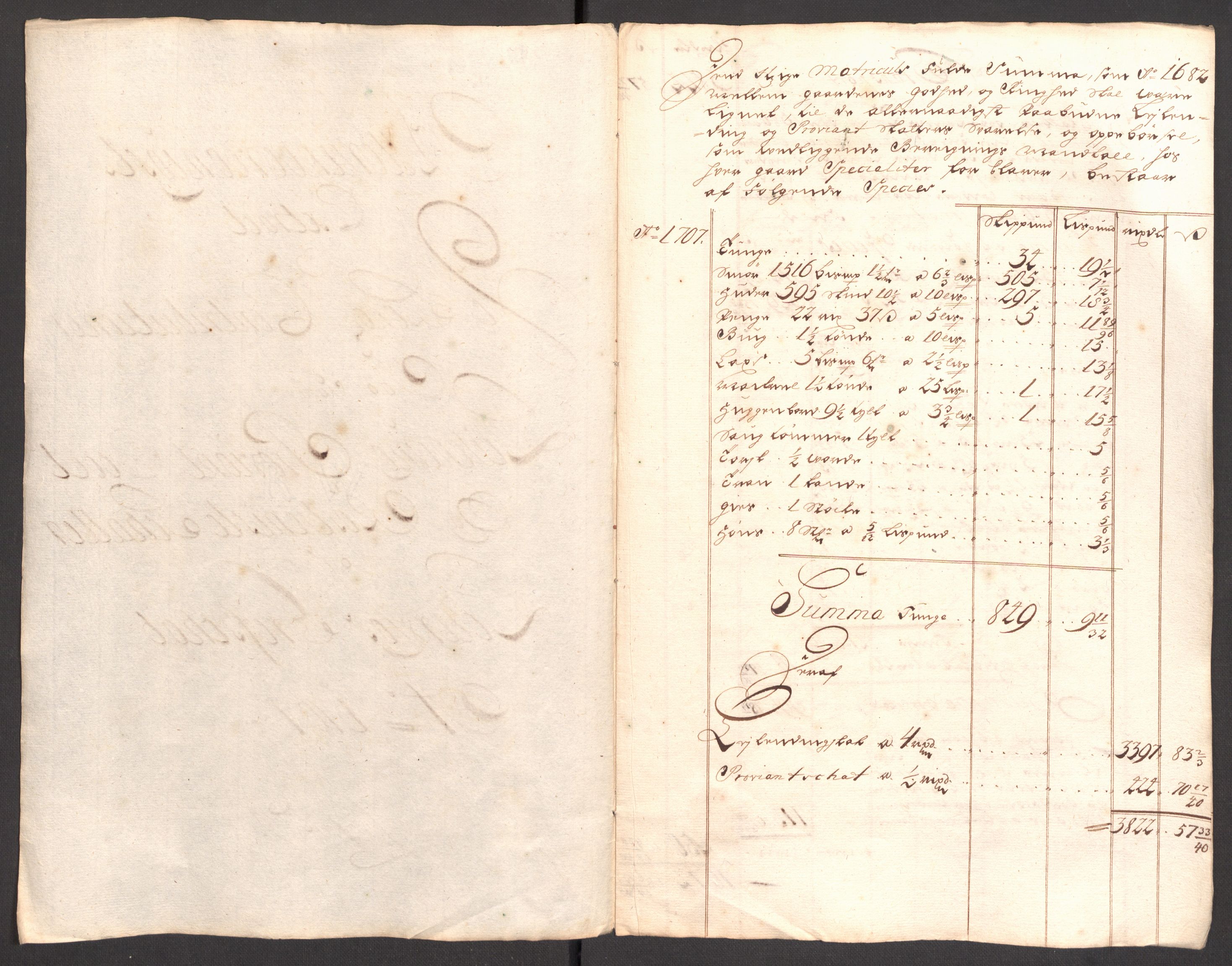 Rentekammeret inntil 1814, Reviderte regnskaper, Fogderegnskap, AV/RA-EA-4092/R33/L1980: Fogderegnskap Larvik grevskap, 1707-1708, p. 137