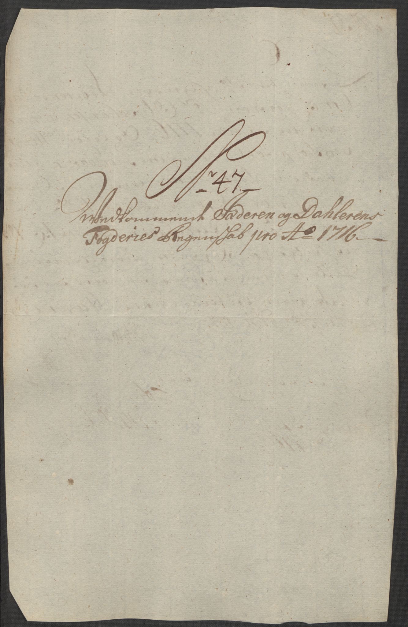 Rentekammeret inntil 1814, Reviderte regnskaper, Fogderegnskap, AV/RA-EA-4092/R46/L2740: Fogderegnskap Jæren og Dalane, 1715-1716, p. 449