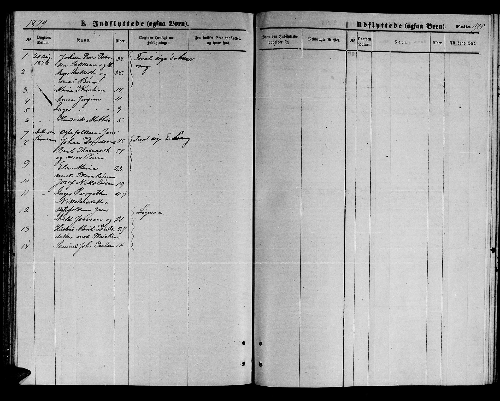 Kistrand/Porsanger sokneprestembete, AV/SATØ-S-1351/H/Hb/L0003.klokk: Parish register (copy) no. 3, 1874-1885, p. 195