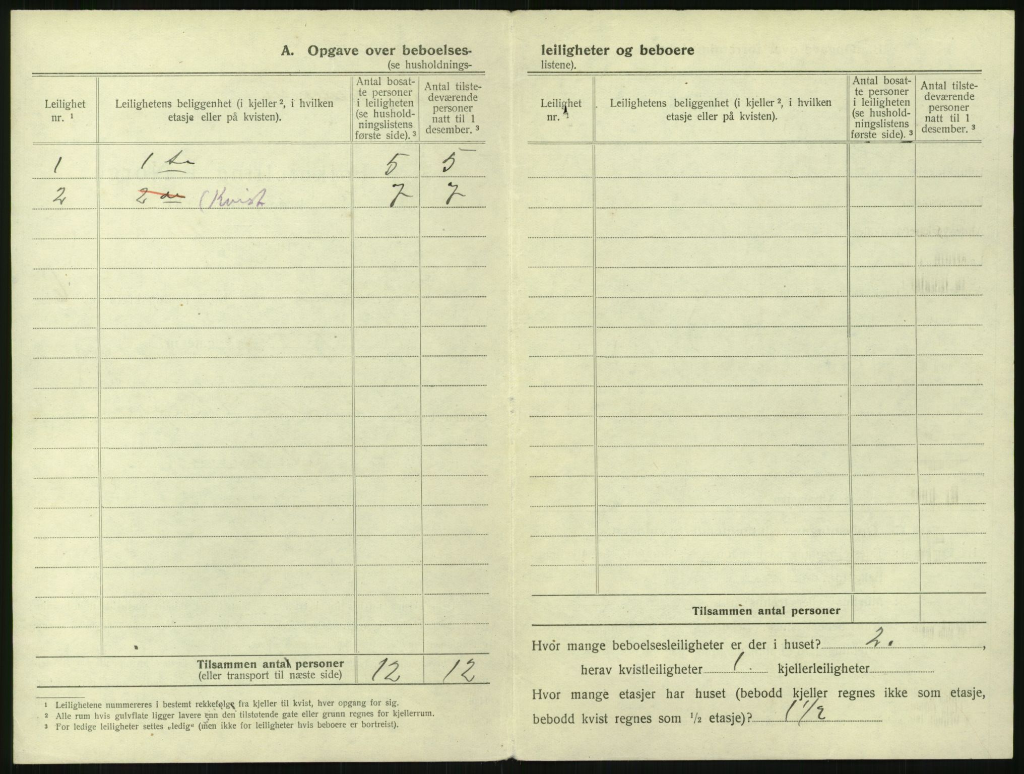 SAH, 1920 census for Lillehammer, 1920, p. 761