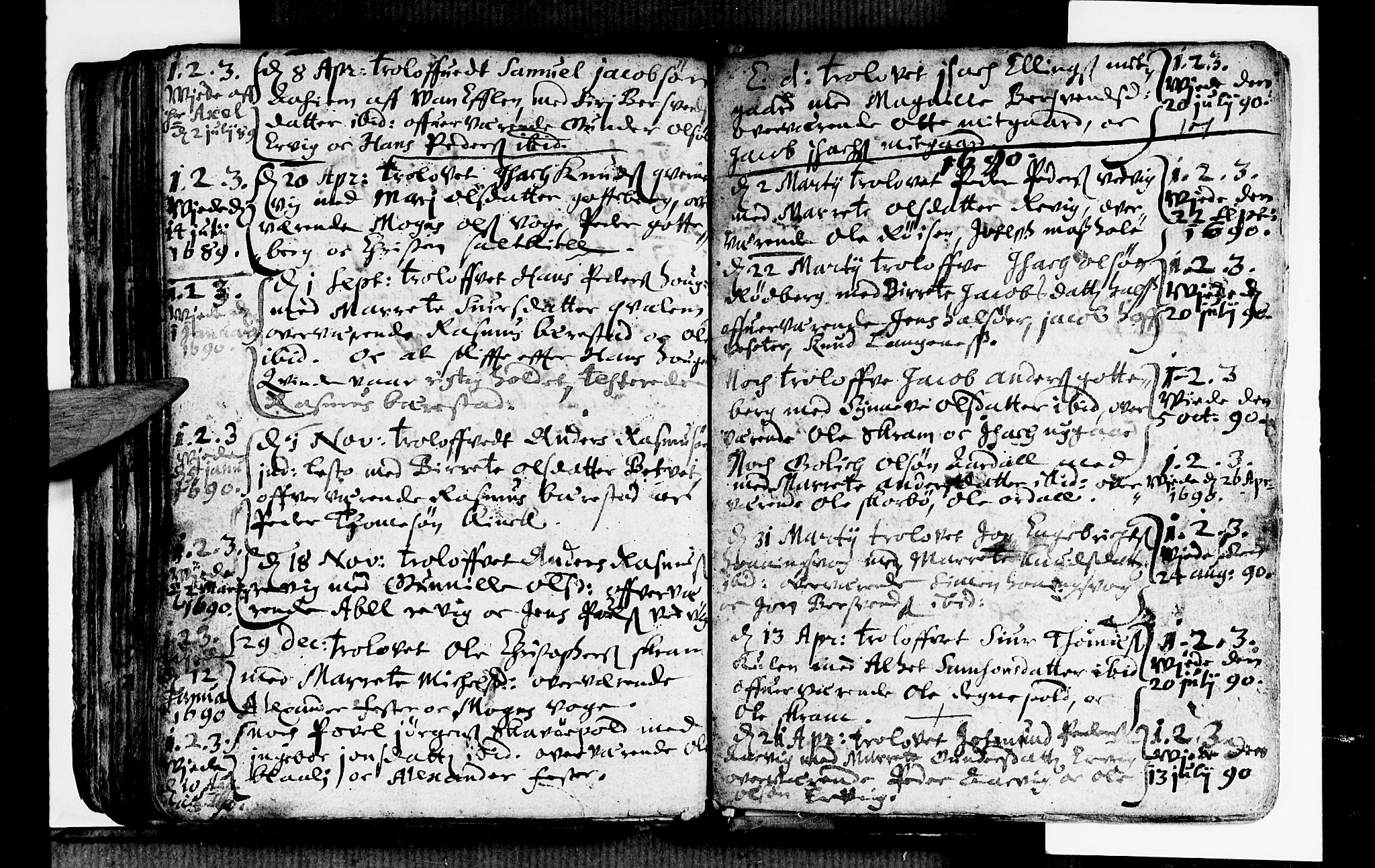 Selje sokneprestembete, AV/SAB-A-99938/H/Ha/Haa/Haaa: Parish register (official) no. A 1, 1668-1696, p. 101