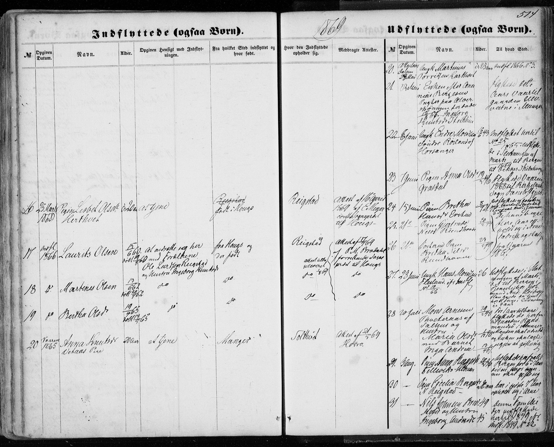 Hamre sokneprestembete, AV/SAB-A-75501/H/Ha/Haa/Haaa/L0014: Parish register (official) no. A 14, 1858-1872, p. 514