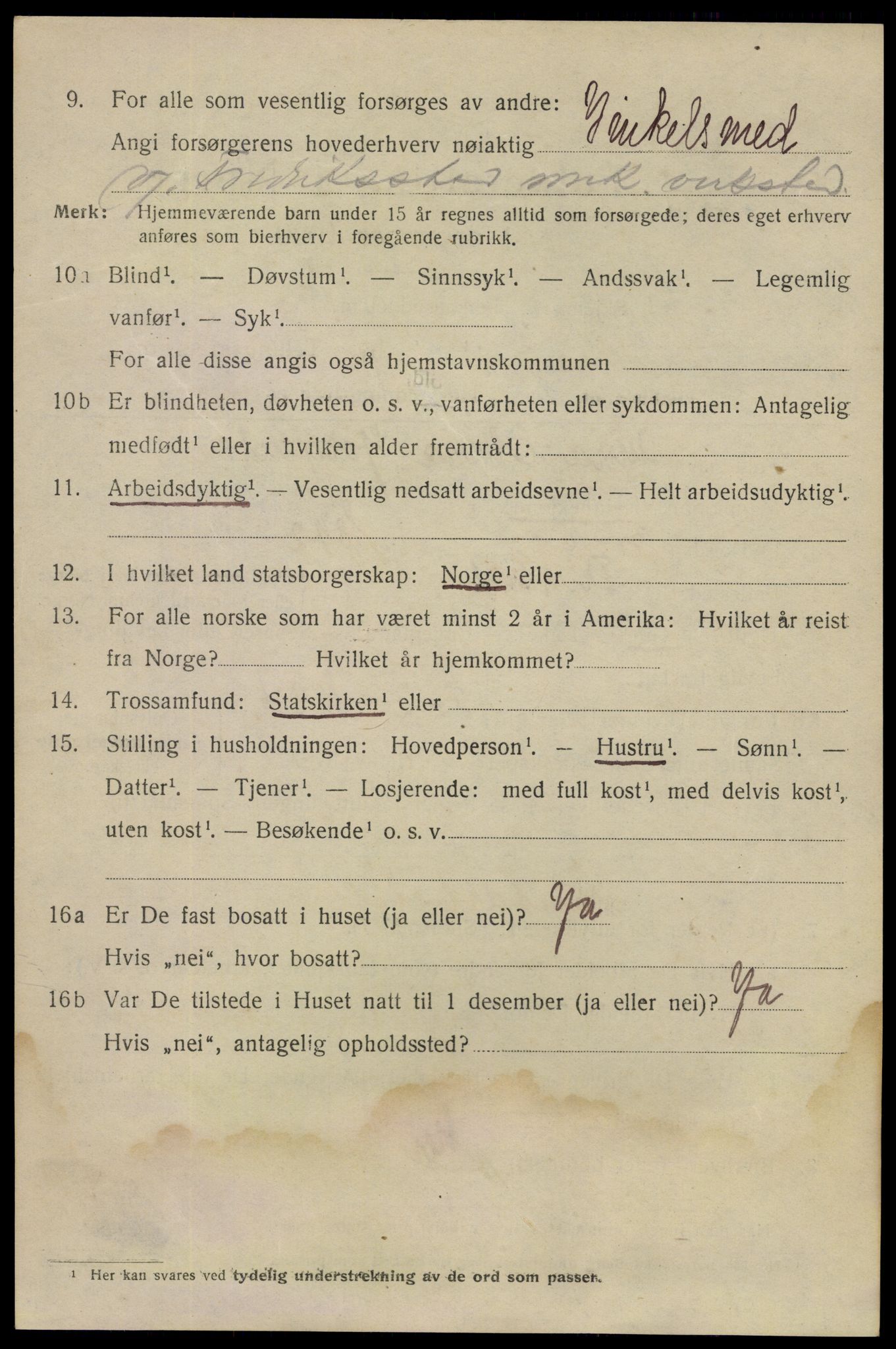 SAO, 1920 census for Fredrikstad, 1920, p. 28620