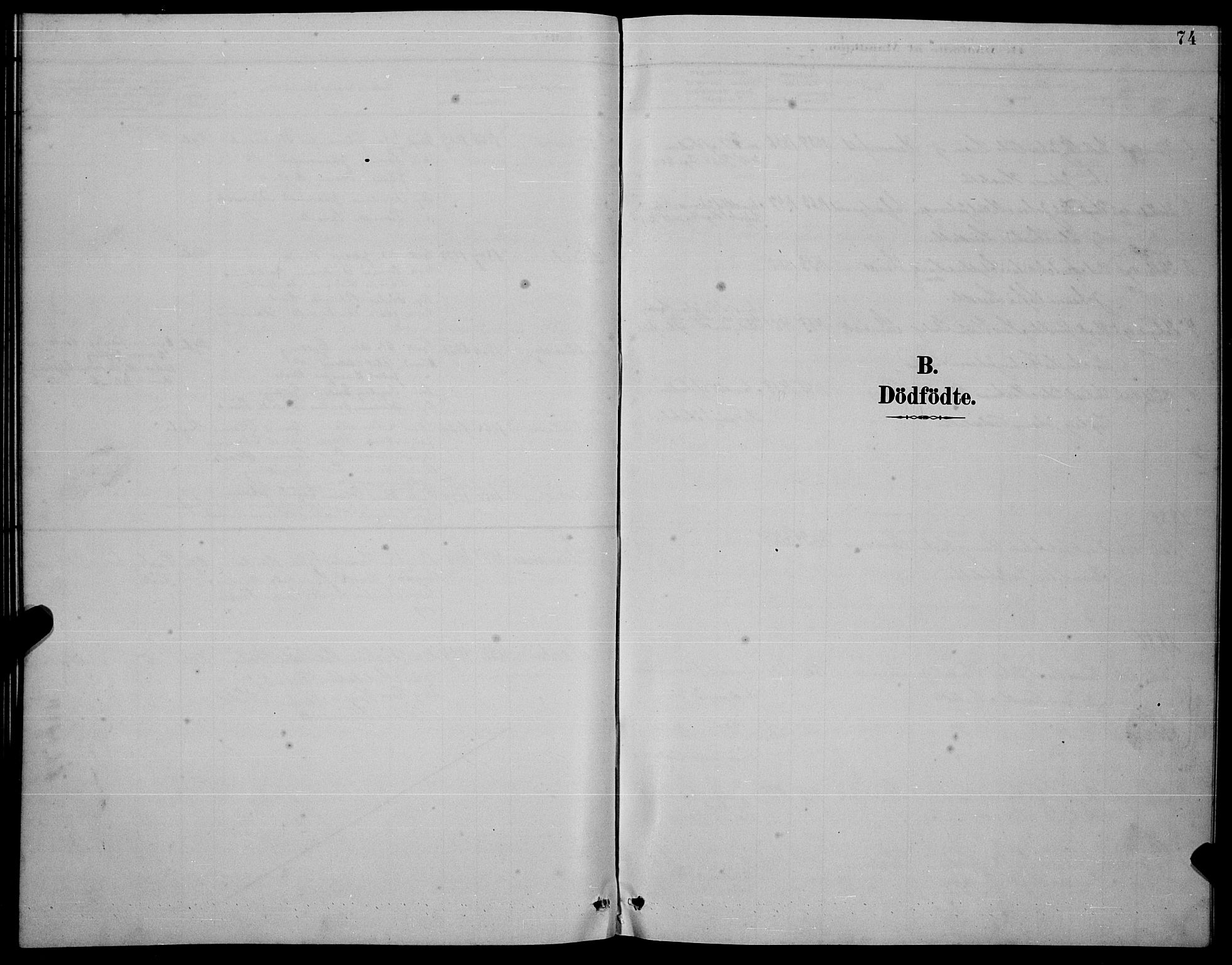 Ministerialprotokoller, klokkerbøker og fødselsregistre - Nordland, SAT/A-1459/854/L0785: Parish register (copy) no. 854C01, 1883-1891, p. 74