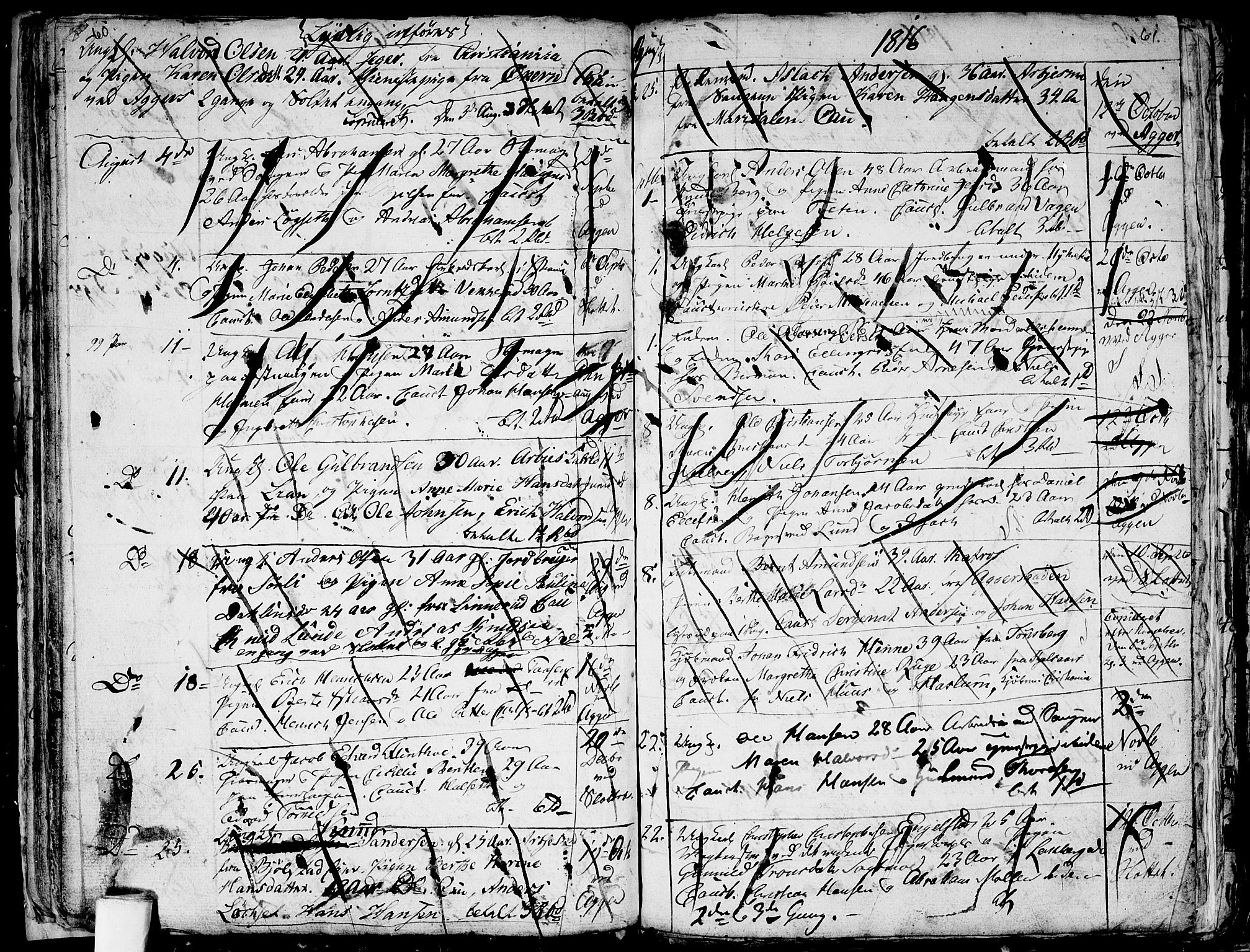 Aker prestekontor kirkebøker, AV/SAO-A-10861/G/L0001: Parish register (copy) no. 1, 1796-1826, p. 60-61