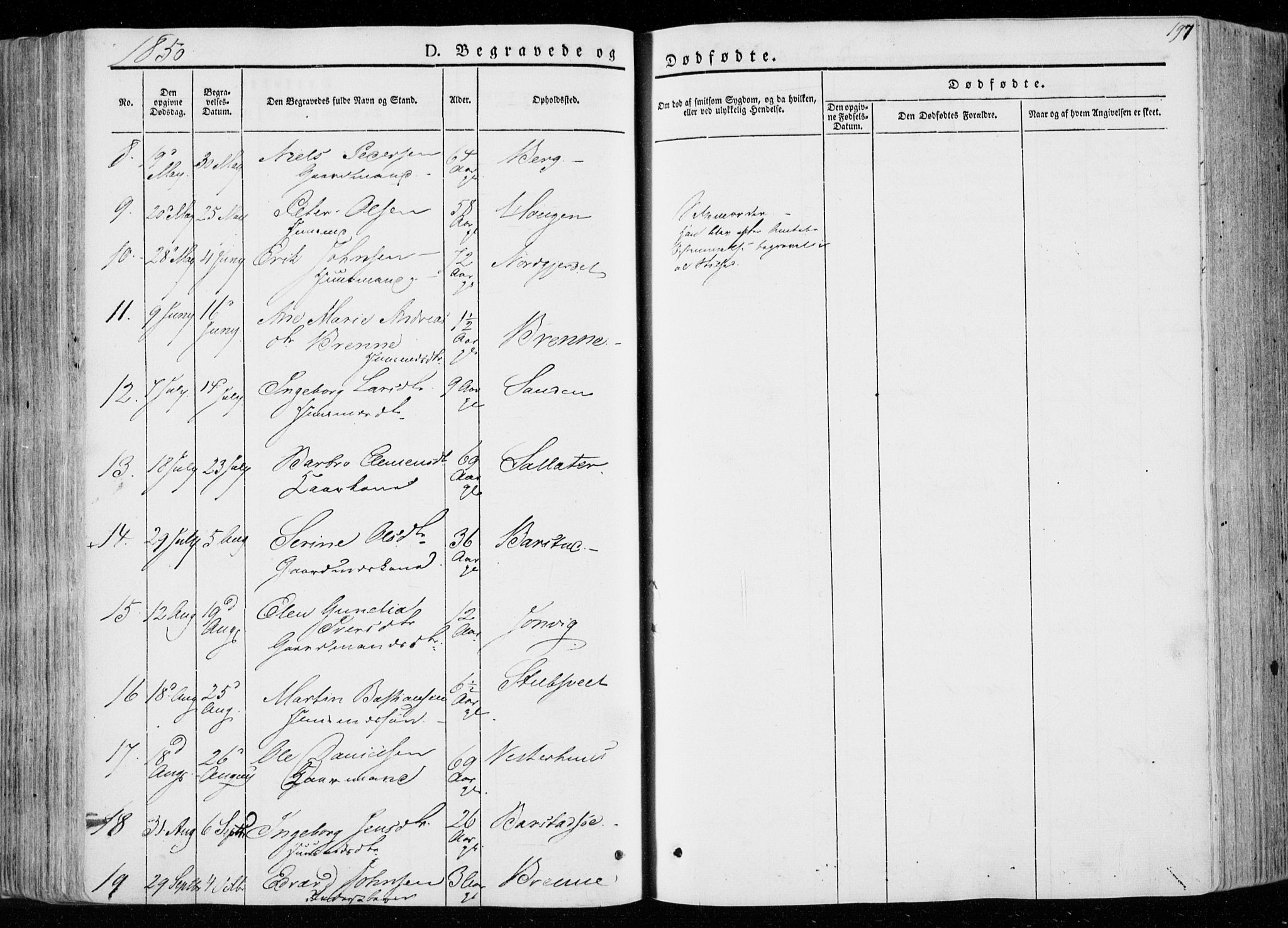 Ministerialprotokoller, klokkerbøker og fødselsregistre - Nord-Trøndelag, SAT/A-1458/722/L0218: Parish register (official) no. 722A05, 1843-1868, p. 197