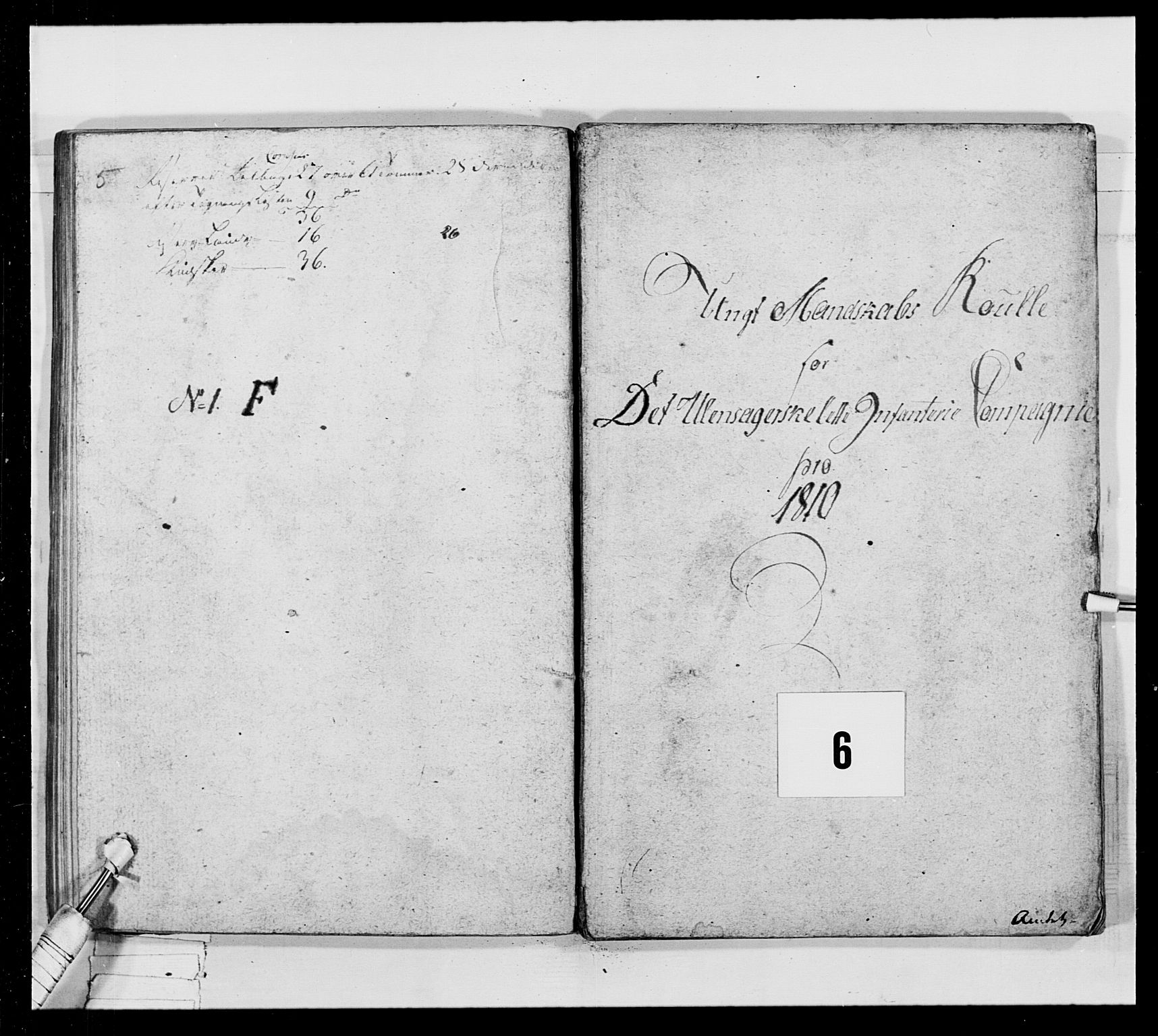 Generalitets- og kommissariatskollegiet, Det kongelige norske kommissariatskollegium, RA/EA-5420/E/Eh/L0024: Norske jegerkorps, 1810-1812, p. 257