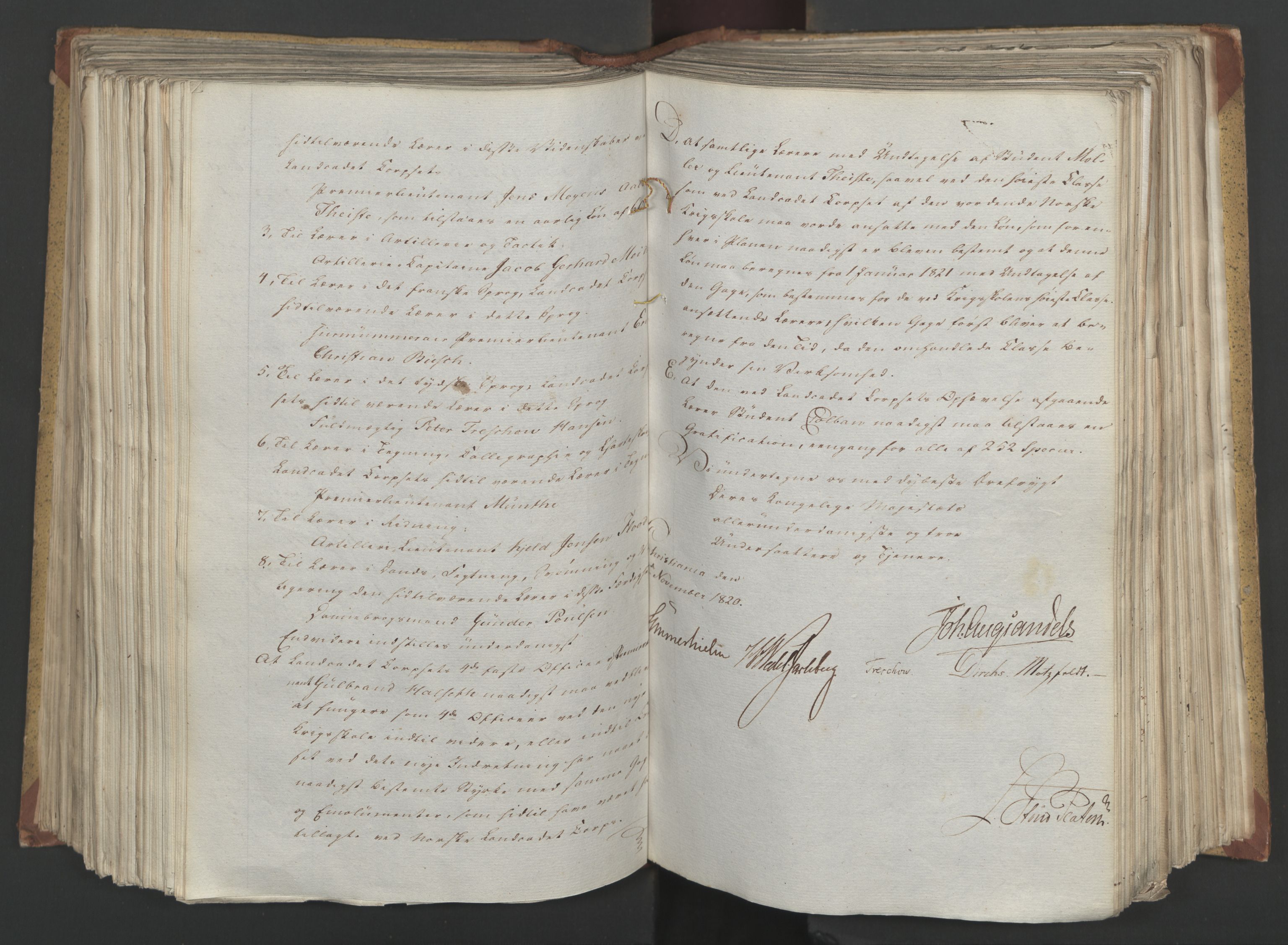 Statsrådsavdelingen i Stockholm, RA/S-1003/D/Da/L0024: Regjeringsinnstillinger nr. 4663-4873, 1820, p. 269