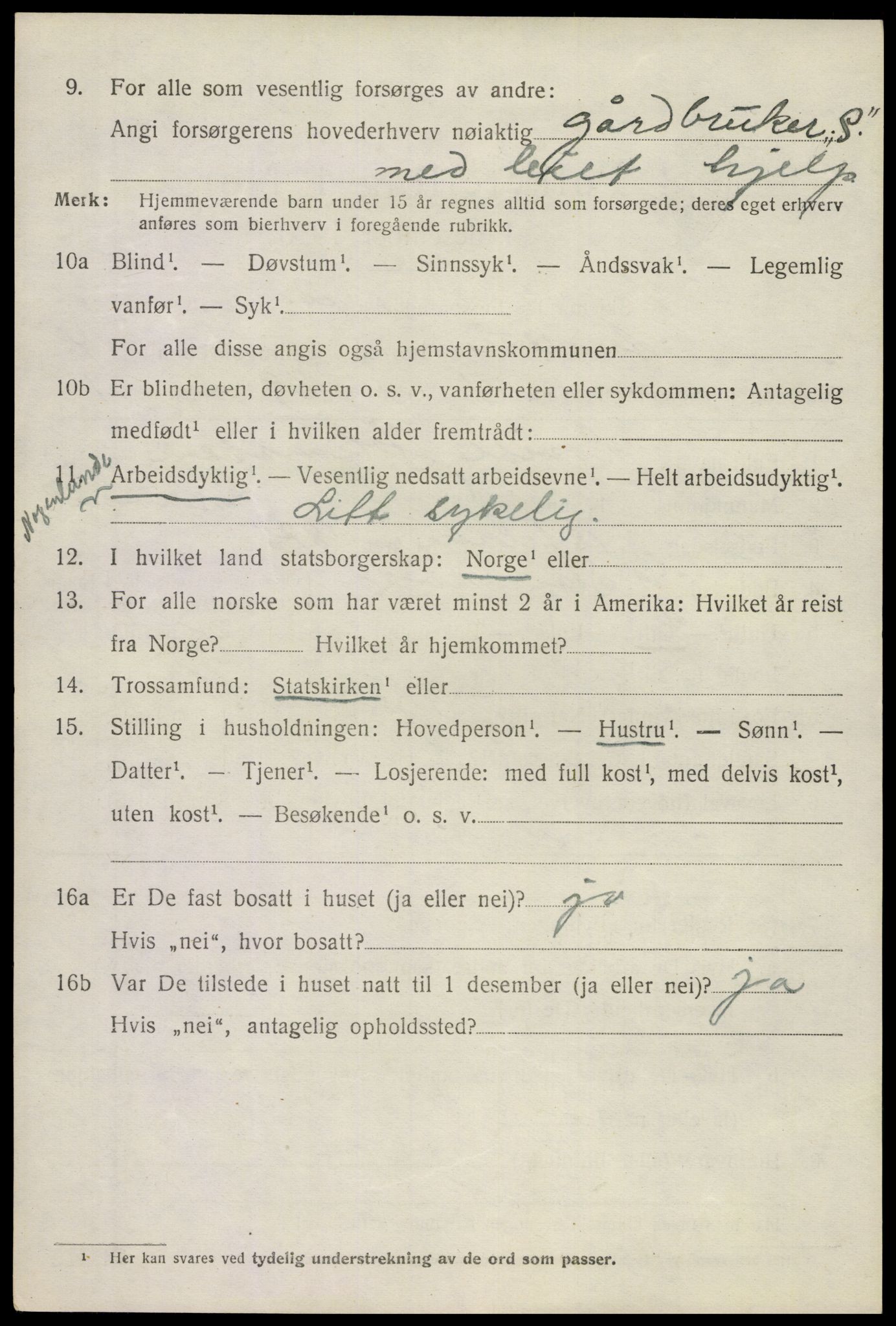 SAKO, 1920 census for Andebu, 1920, p. 5089