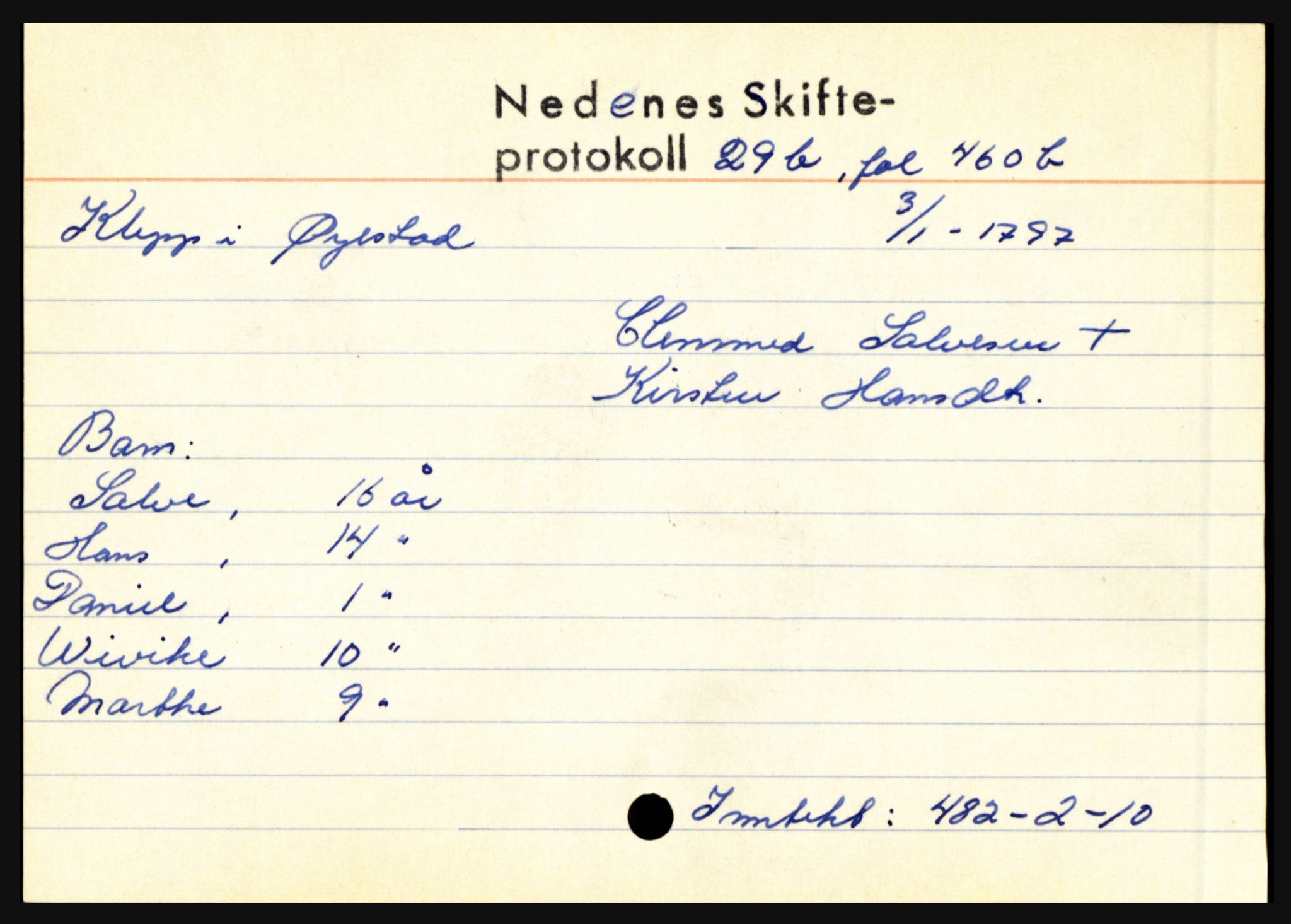 Nedenes sorenskriveri før 1824, AV/SAK-1221-0007/H, p. 14905