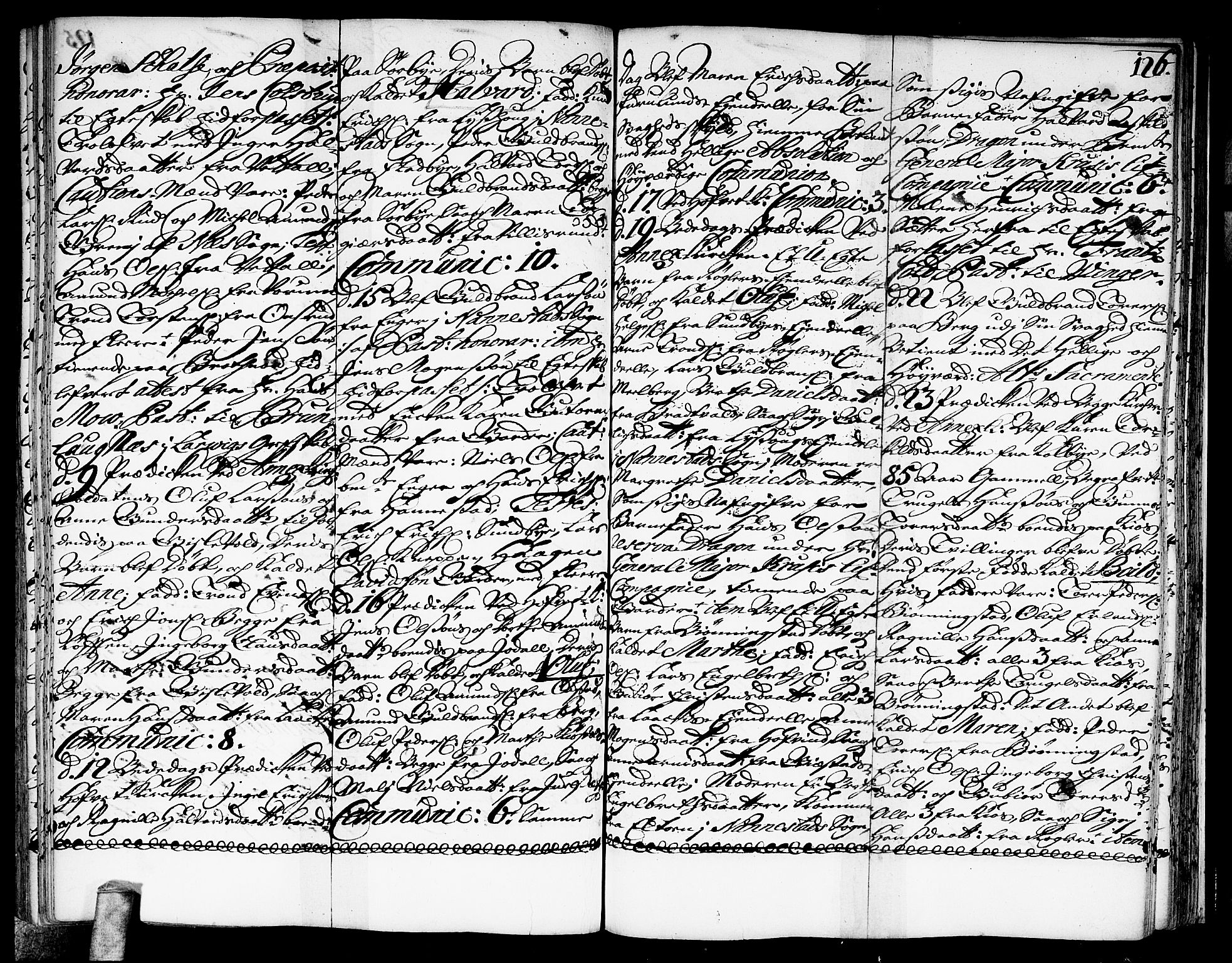 Ullensaker prestekontor Kirkebøker, AV/SAO-A-10236a/F/Fa/L0003: Parish register (official) no. I 3, 1711-1720, p. 126