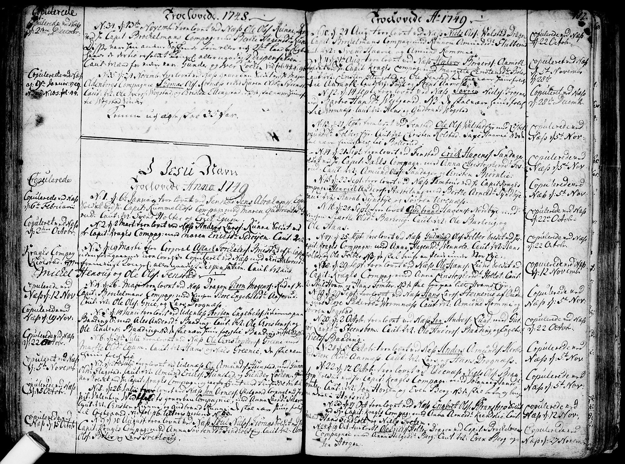 Nes prestekontor Kirkebøker, SAO/A-10410/F/Fa/L0003: Parish register (official) no. I 3, 1734-1781, p. 182