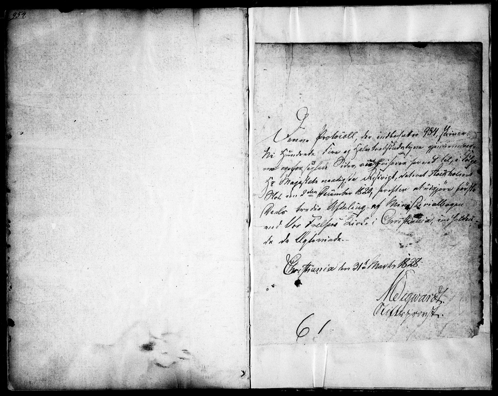 Oslo domkirke Kirkebøker, SAO/A-10752/F/Fa/L0019: Parish register (official) no. 19, 1828-1847