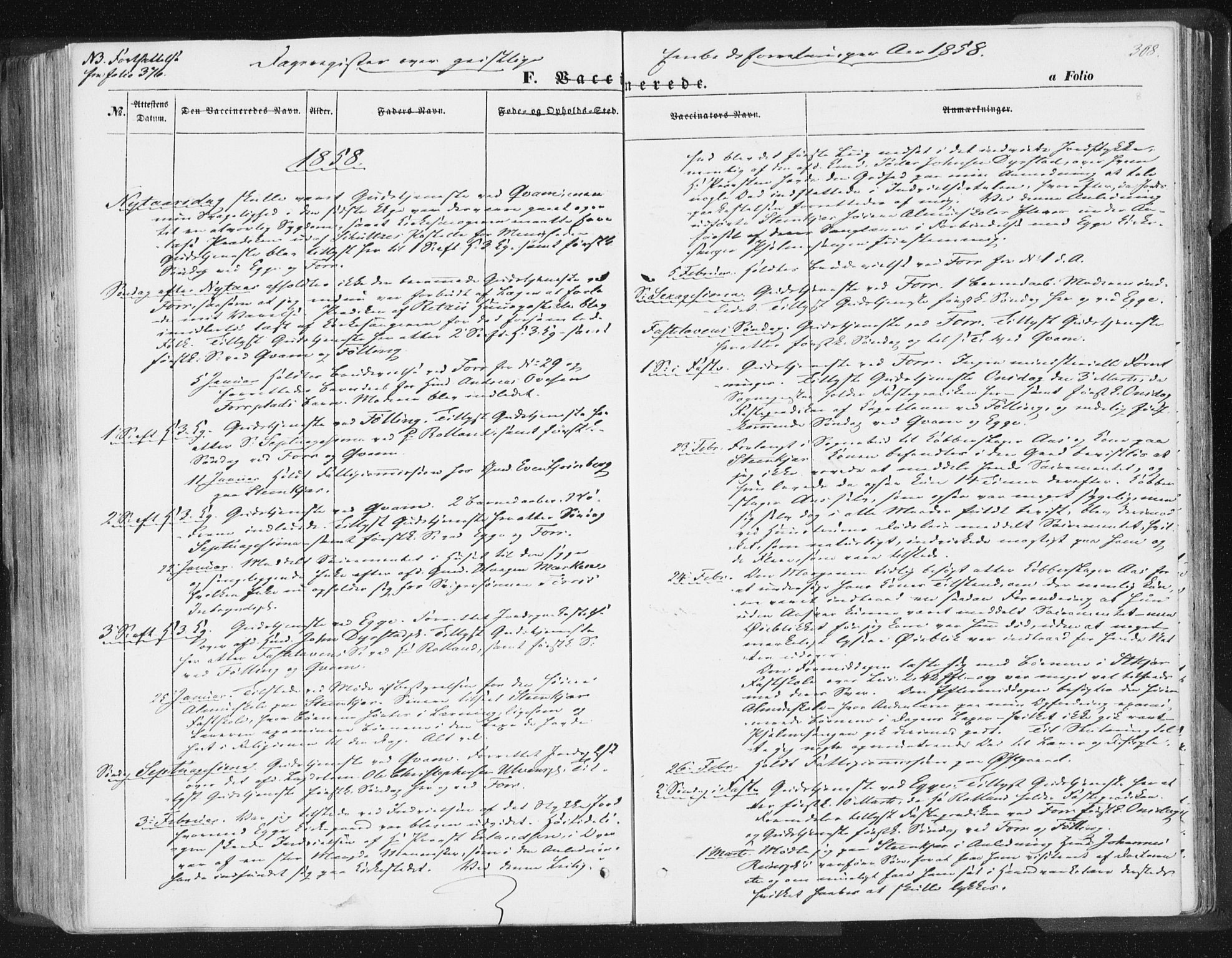 Ministerialprotokoller, klokkerbøker og fødselsregistre - Nord-Trøndelag, SAT/A-1458/746/L0446: Parish register (official) no. 746A05, 1846-1859, p. 308