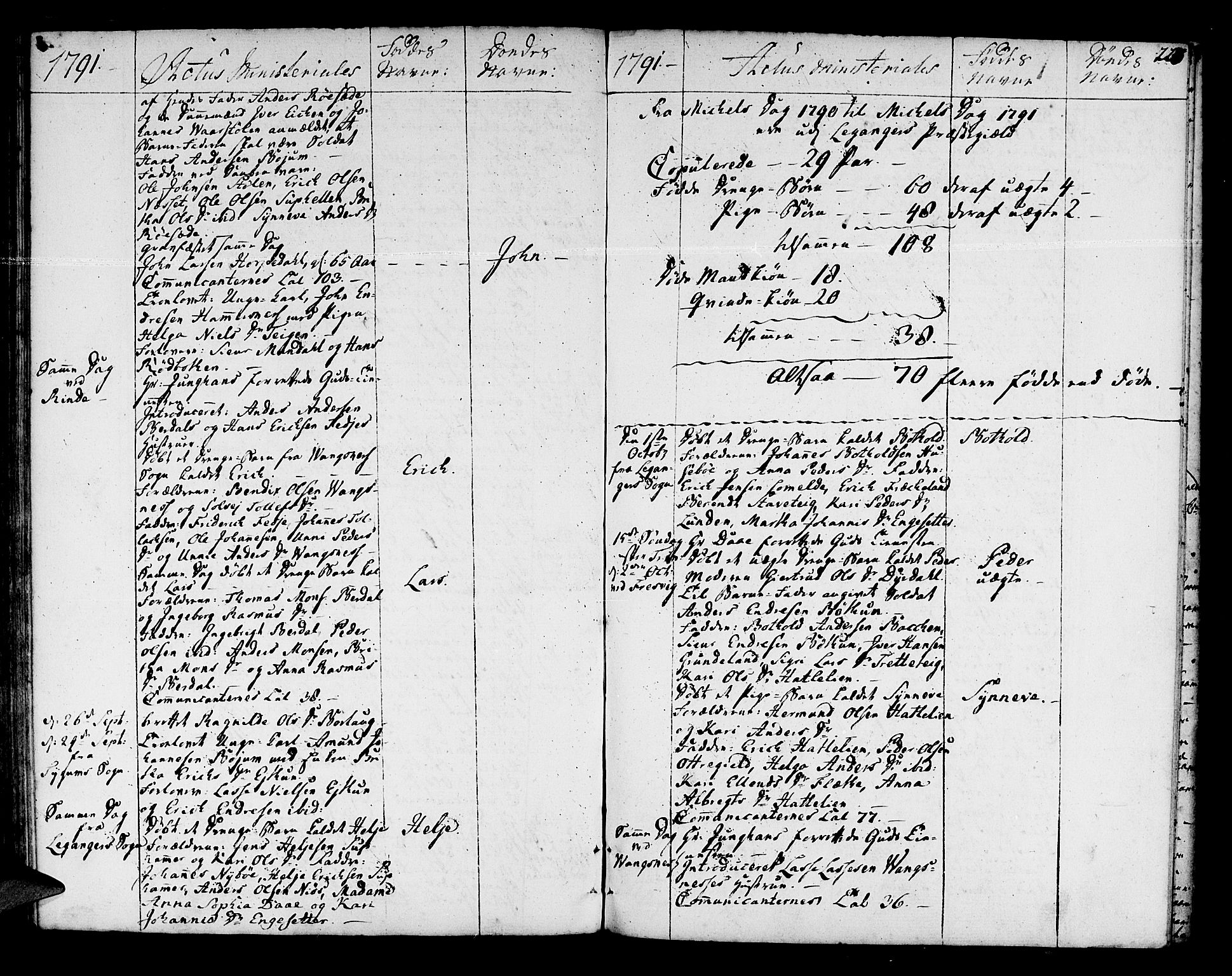 Leikanger sokneprestembete, AV/SAB-A-81001/H/Haa/Haaa/L0004: Parish register (official) no. A 4, 1770-1791, p. 223