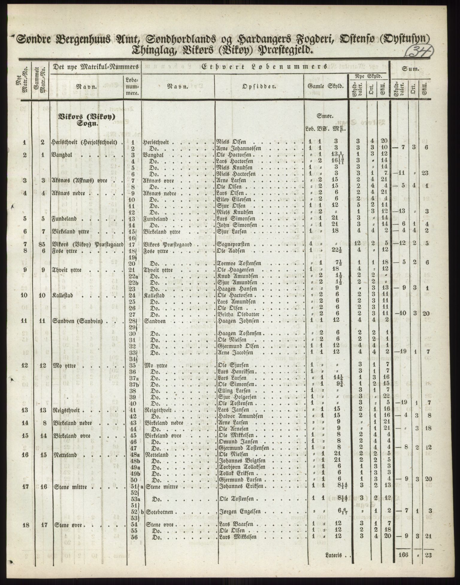 Andre publikasjoner, PUBL/PUBL-999/0002/0011: Bind 11 - Søndre Bergenhus amt: Sunnhordland og Hardanger fogderi, Stamhuset Rosendals gods og Lyse klosters gods, 1838, p. 58