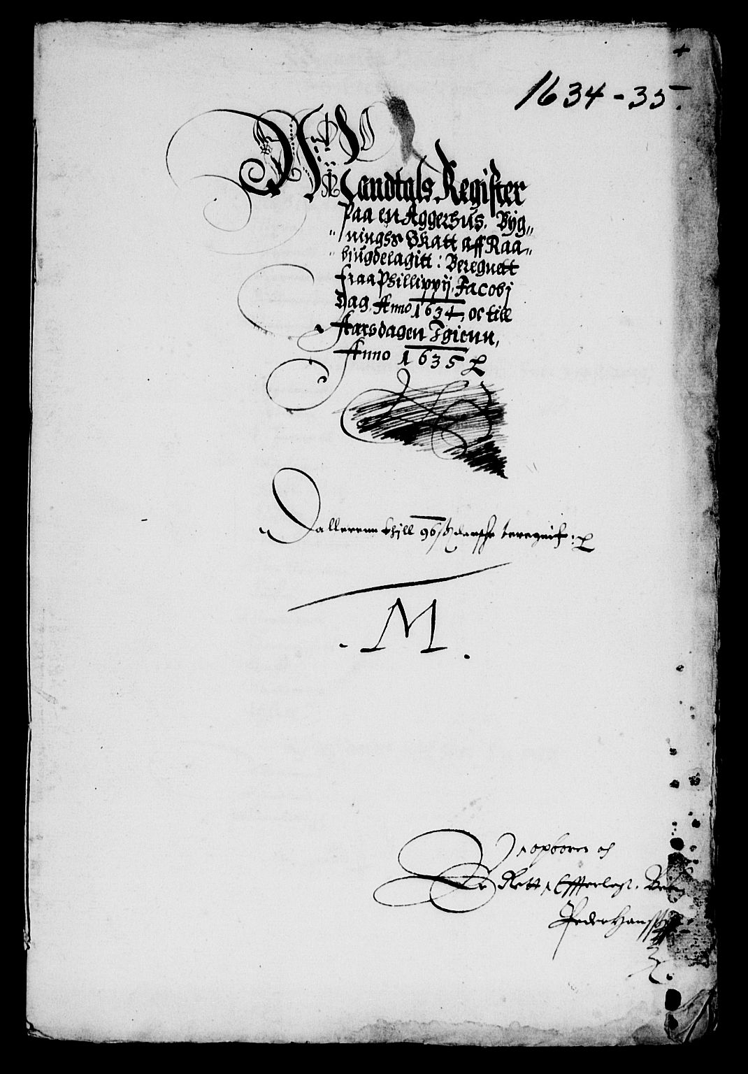 Rentekammeret inntil 1814, Reviderte regnskaper, Lensregnskaper, AV/RA-EA-5023/R/Rb/Rbq/L0023: Nedenes len. Mandals len. Råbyggelag., 1633-1635