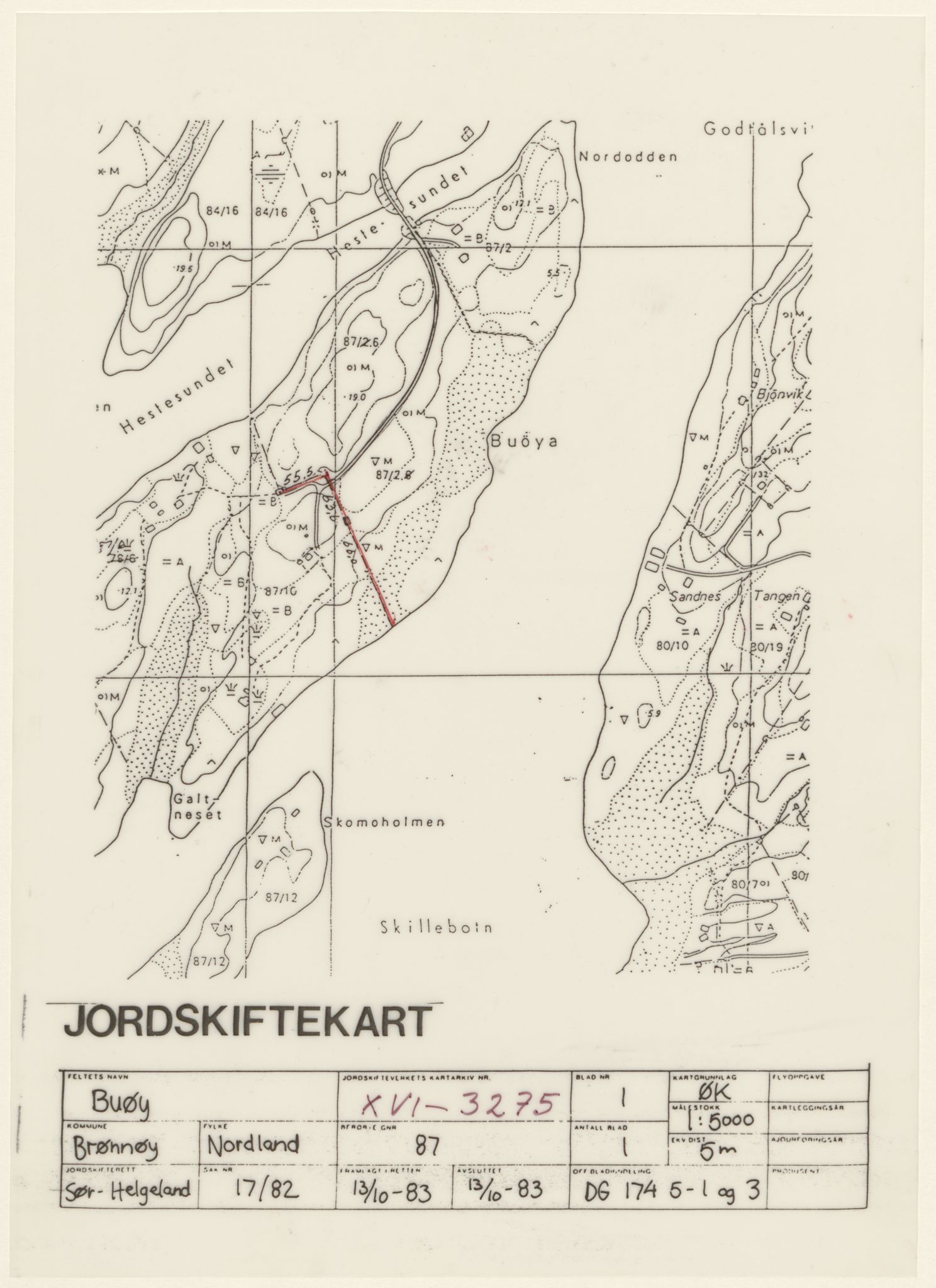 Jordskifteverkets kartarkiv, RA/S-3929/T, 1859-1988, p. 4274