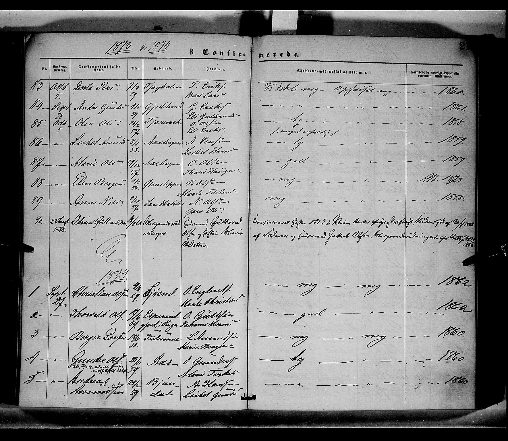 Sør-Odal prestekontor, AV/SAH-PREST-030/H/Ha/Haa/L0004: Parish register (official) no. 4, 1870-1875, p. 218