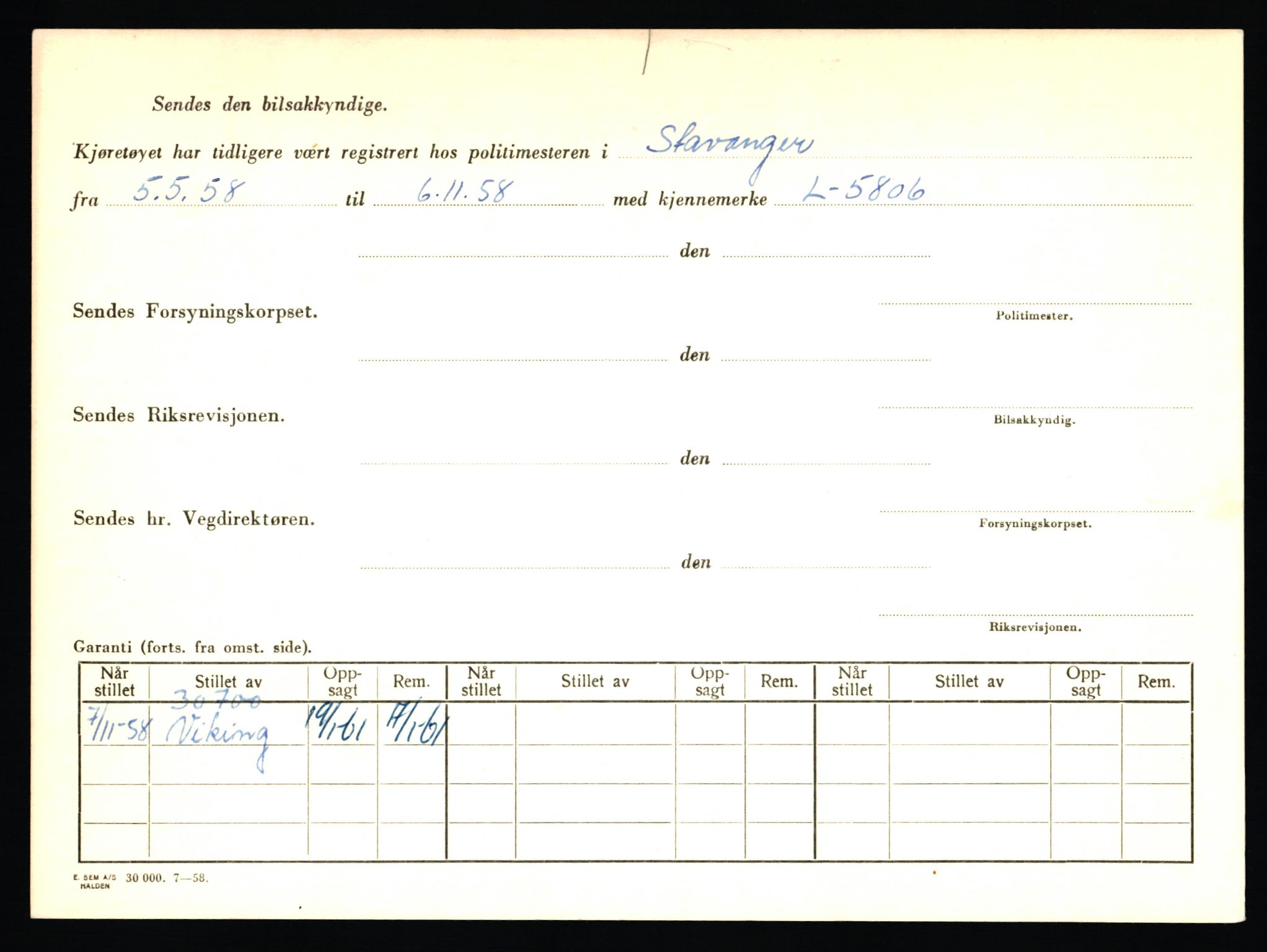 Stavanger trafikkstasjon, AV/SAST-A-101942/0/F/L0050: L-50600 - L-51299, 1930-1971, p. 1314