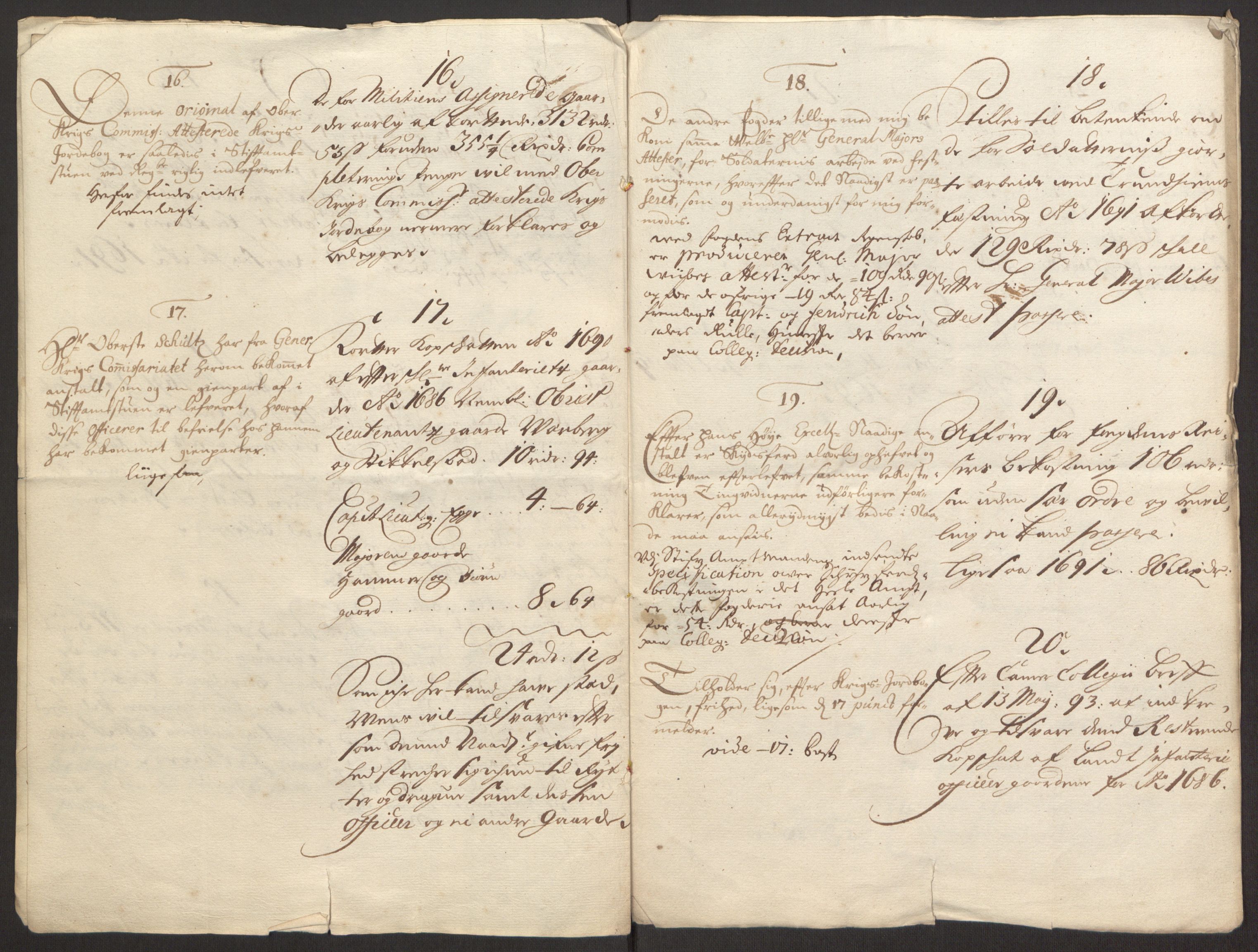 Rentekammeret inntil 1814, Reviderte regnskaper, Fogderegnskap, AV/RA-EA-4092/R62/L4185: Fogderegnskap Stjørdal og Verdal, 1692, p. 374