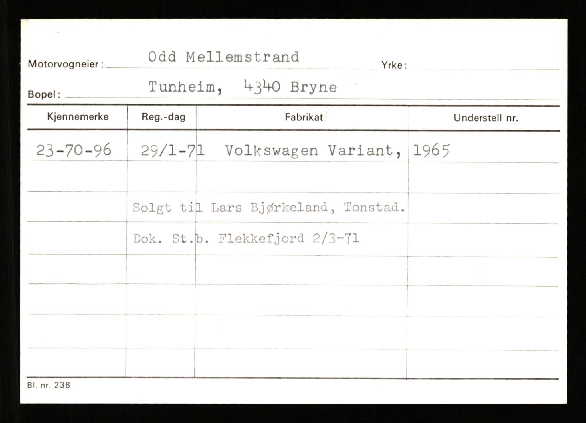 Stavanger trafikkstasjon, AV/SAST-A-101942/0/G/L0010: Registreringsnummer: 130000 - 239953, 1930-1971, p. 3063