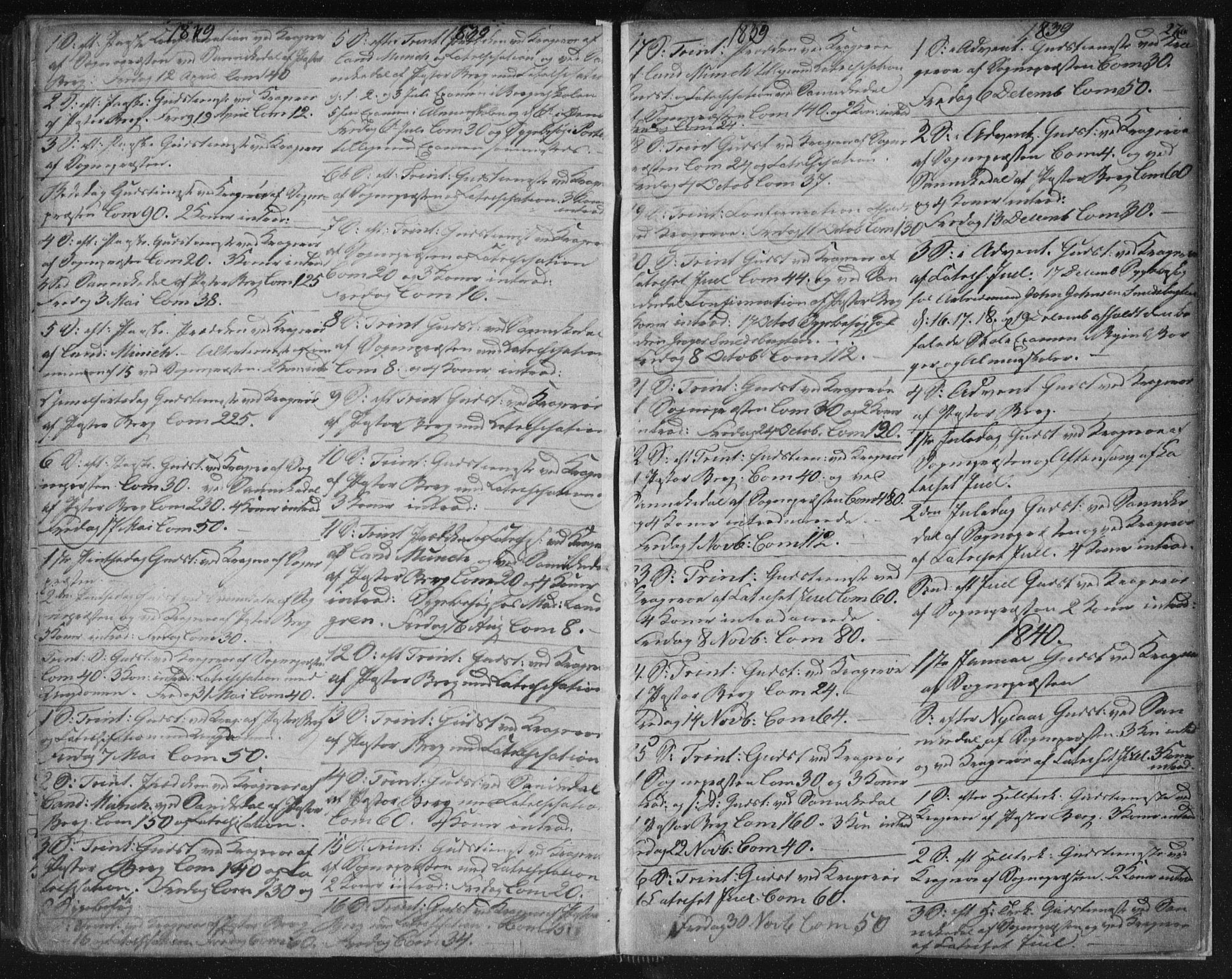 Kragerø kirkebøker, AV/SAKO-A-278/F/Fa/L0005: Parish register (official) no. 5, 1832-1847, p. 276