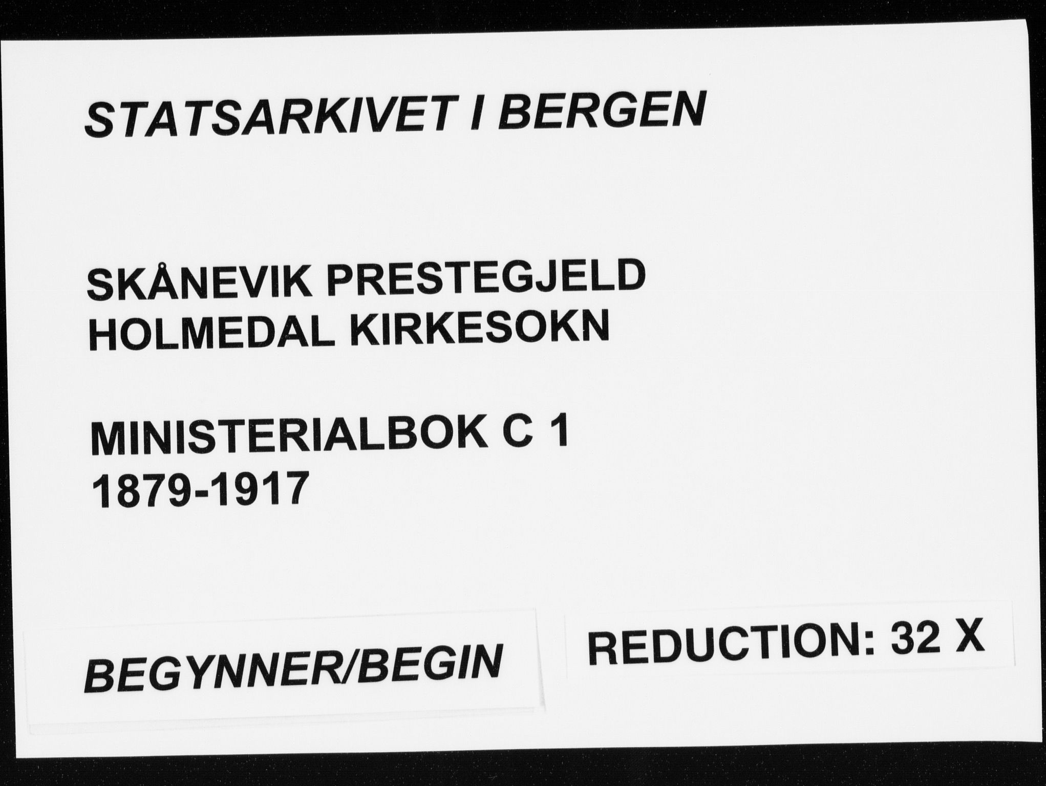 Skånevik sokneprestembete, AV/SAB-A-77801/H/Haa: Parish register (official) no. C  1, 1879-1917