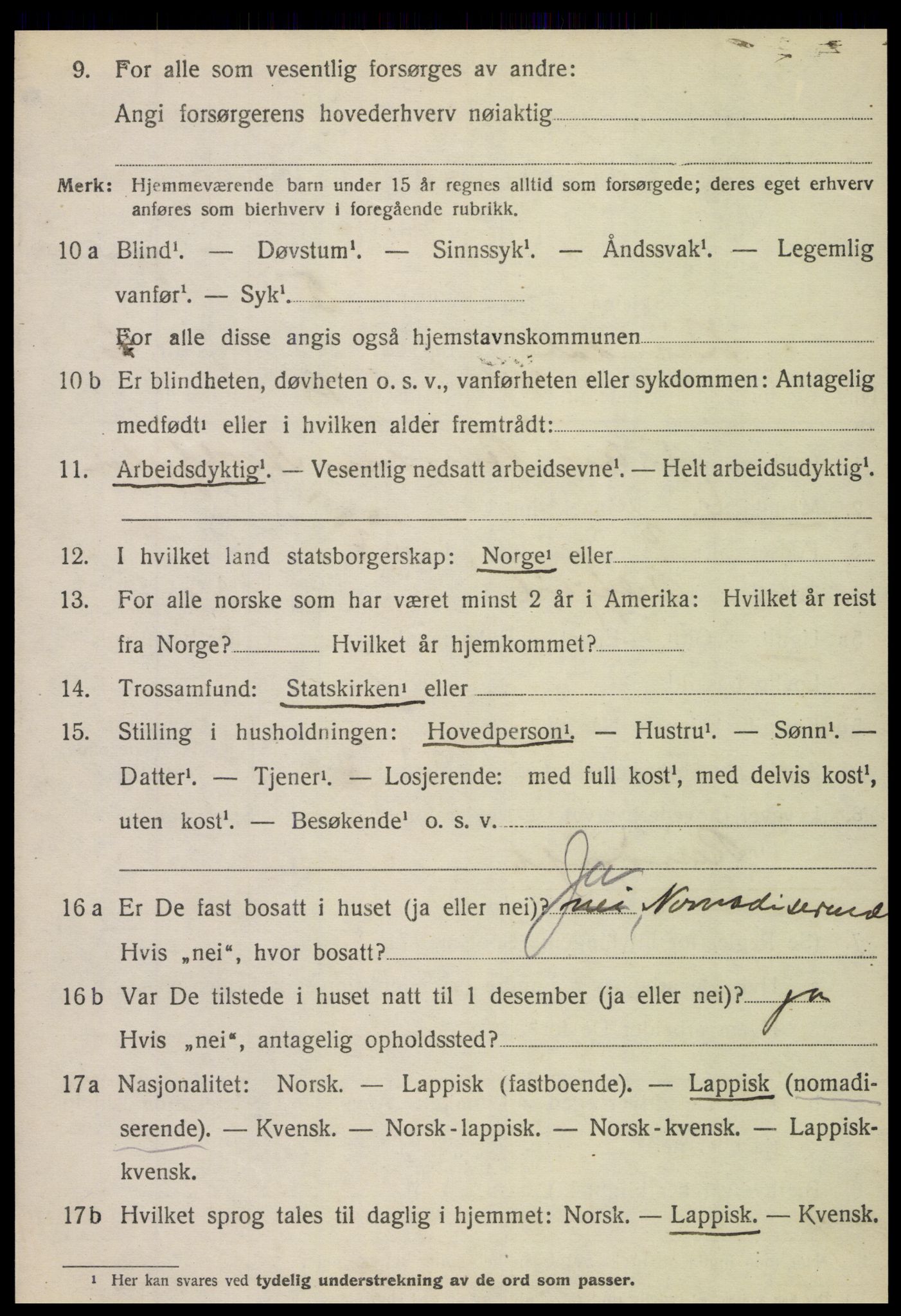 SAT, 1920 census for Bindal, 1920, p. 5418