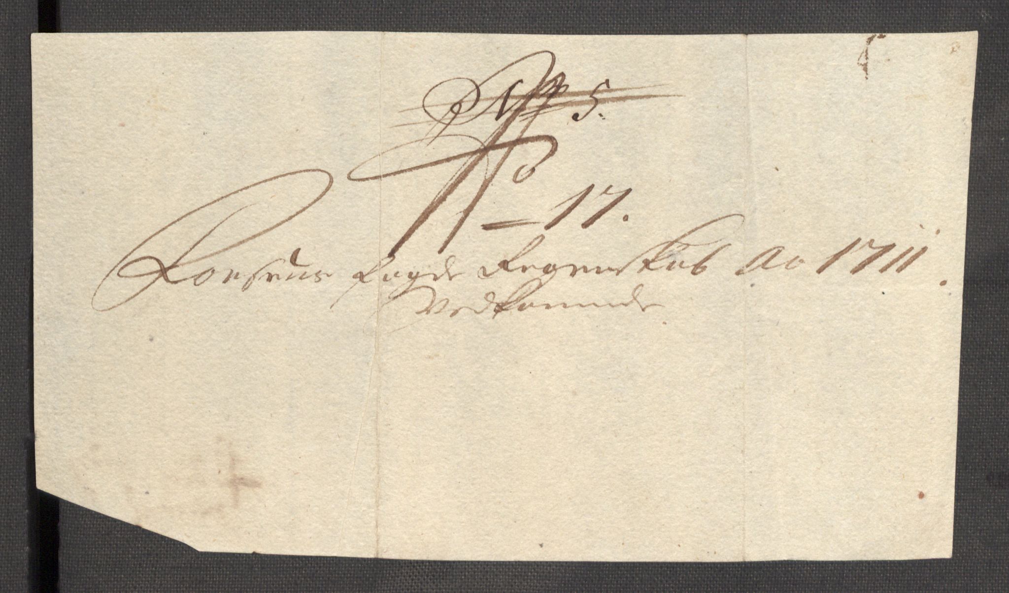 Rentekammeret inntil 1814, Reviderte regnskaper, Fogderegnskap, AV/RA-EA-4092/R57/L3860: Fogderegnskap Fosen, 1711, p. 305