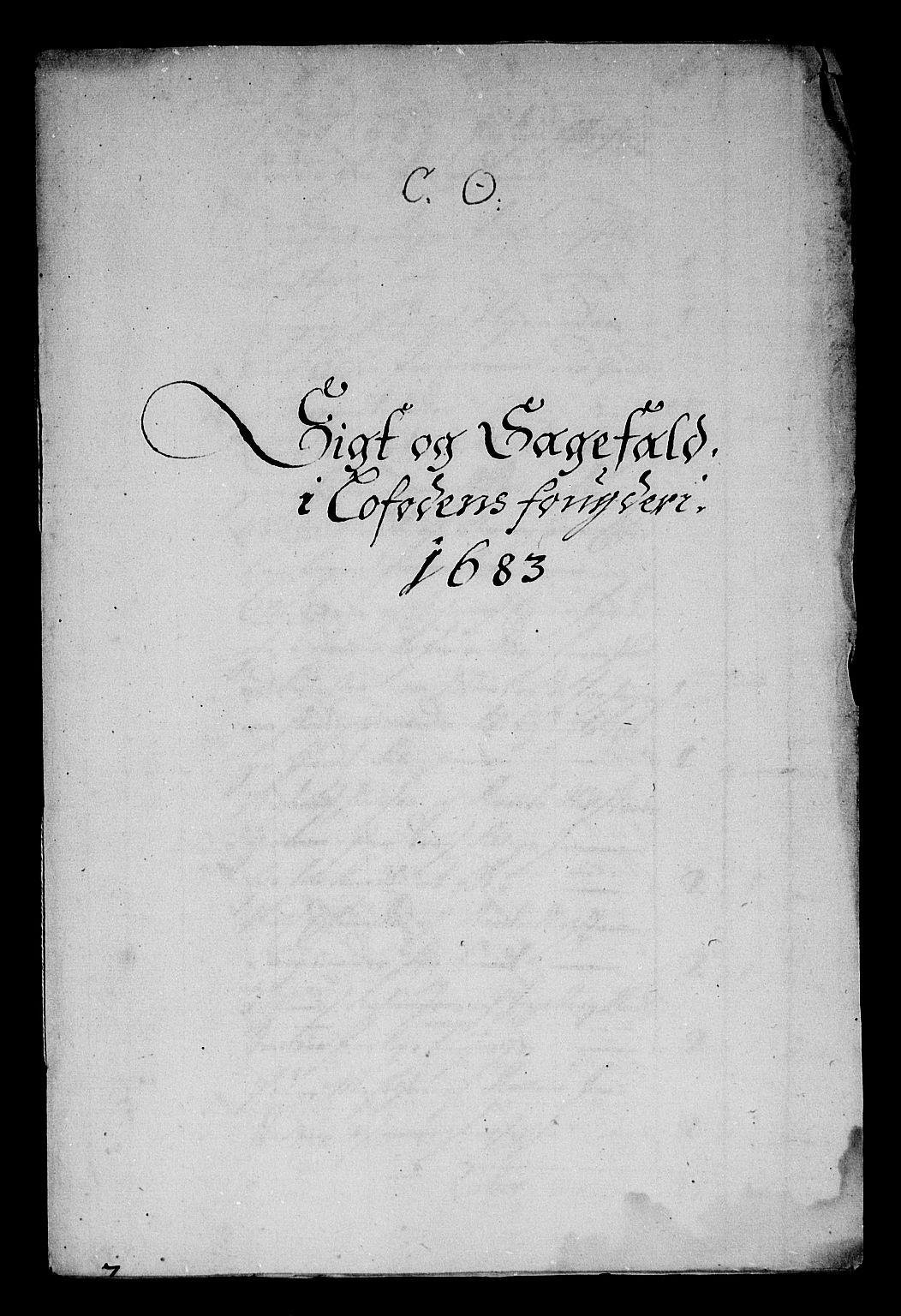 Rentekammeret inntil 1814, Reviderte regnskaper, Stiftamtstueregnskaper, Trondheim stiftamt og Nordland amt, AV/RA-EA-6044/R/Rg/L0074: Trondheim stiftamt og Nordland amt, 1683